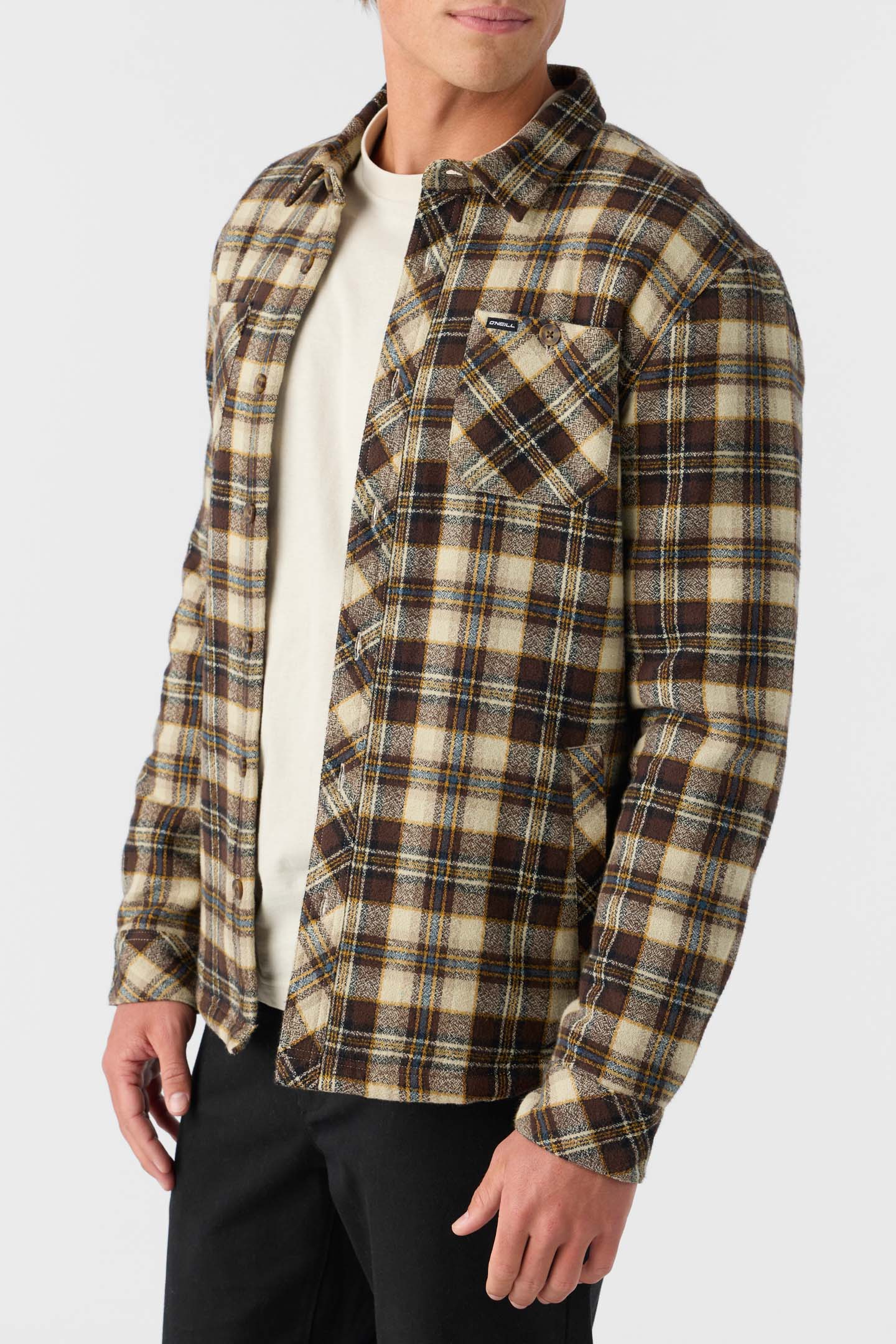 Redmond Flannel High Pile Lined Jacket - O'Neill Clothing