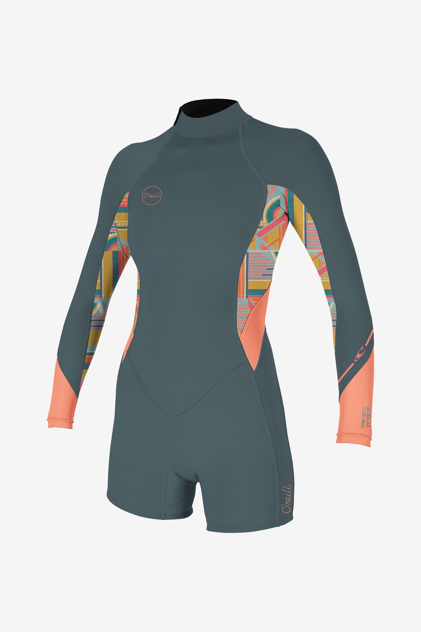 Women’s Bahia 2mm Back Zip L/S Spring Wetsuit - O'Neill Clothing