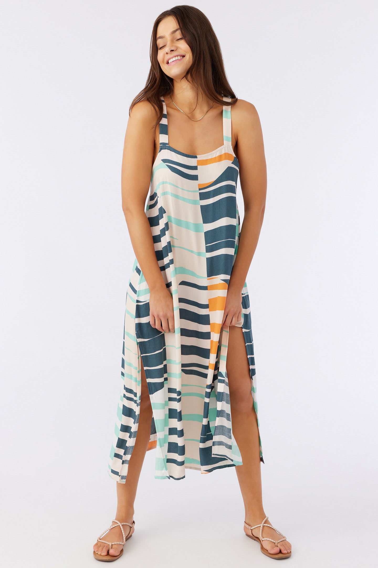 Miranda Midi Printed Cover-Up Dress - O'Neill Clothing