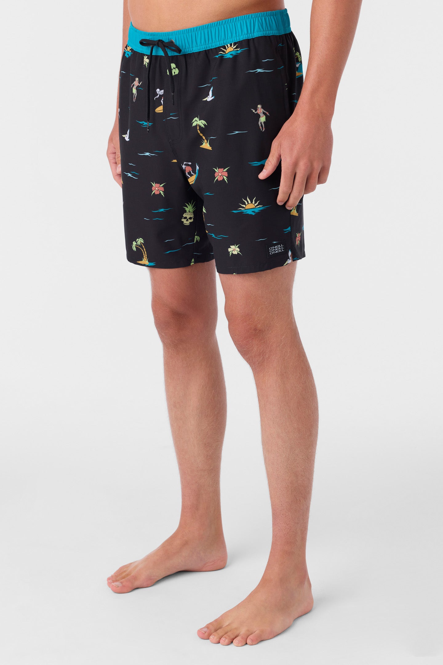 Hermosa Elastic Waist Lined 17 Swim Trunks - O'Neill Clothing