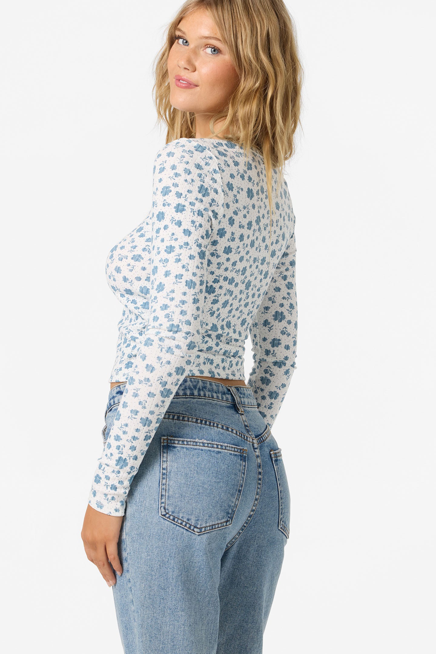 Gaia Primrose Long Sleeve Top - O'Neill Clothing