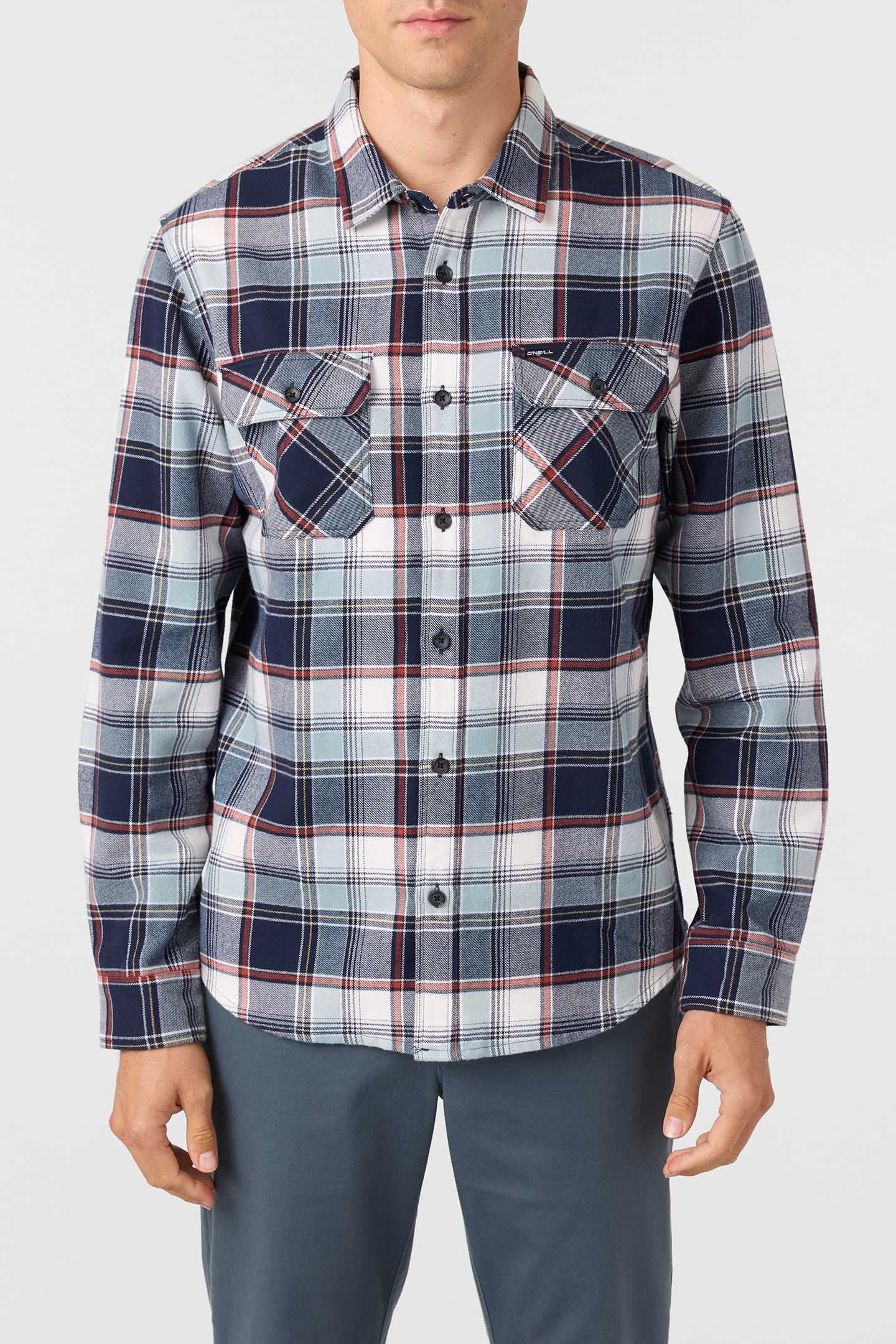 Winslow Plaid Flannel Standard Fit Long Sleeve Shirt - O'Neill Clothing