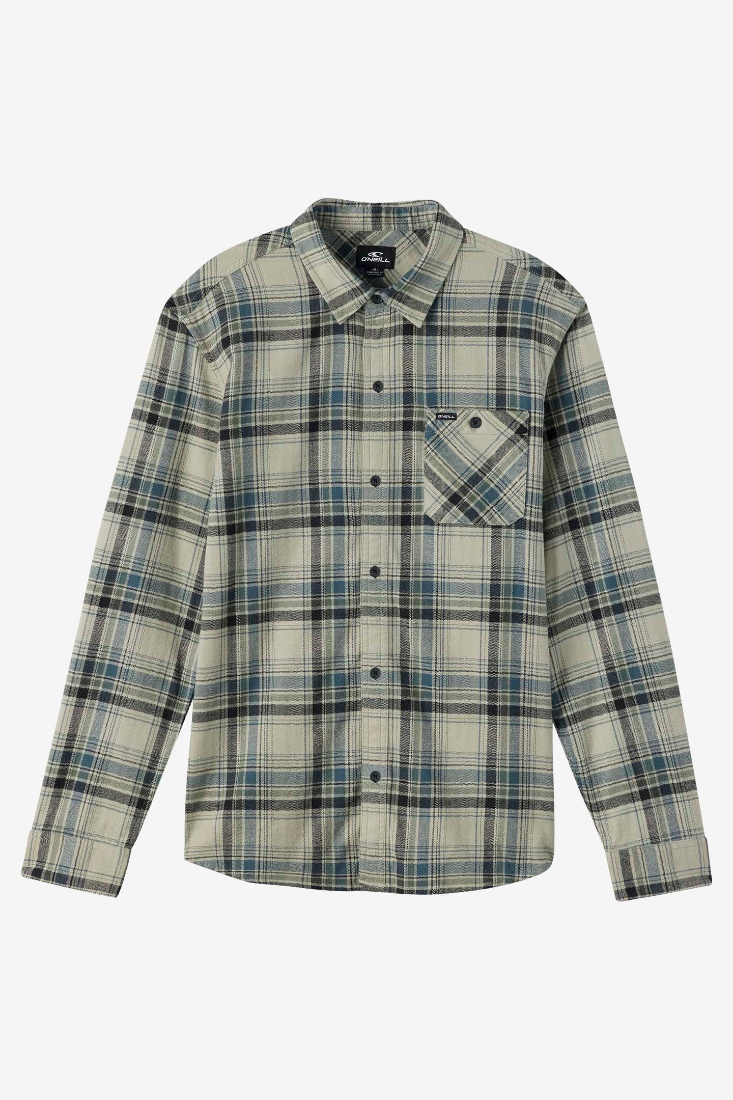 Boy’s Redmond Plaid Flannel Long Sleeve Shirt - O'Neill Clothing