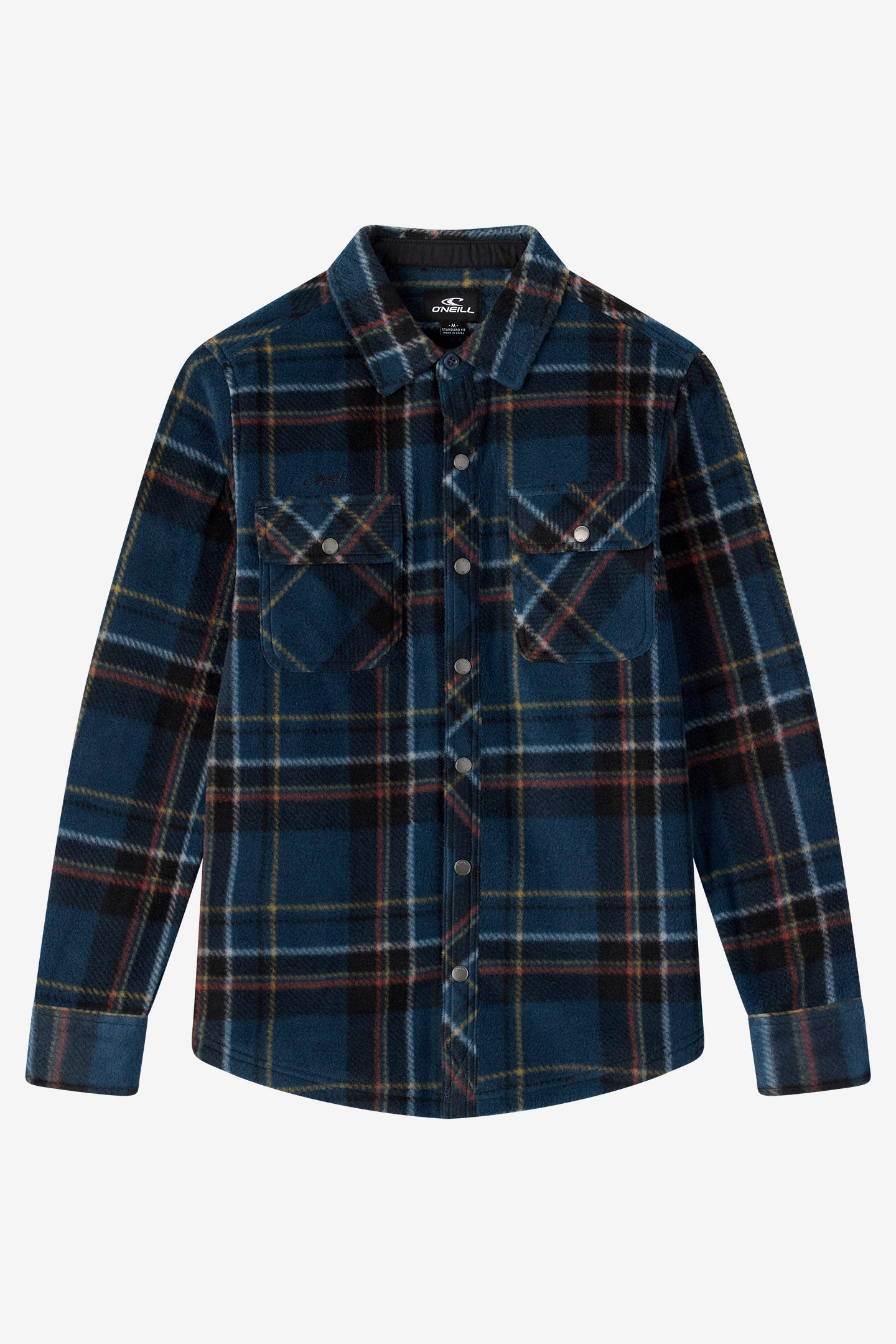 Boy’s Glacier Plaid Superfleece Long Sleeve Shirt - O'Neill Clothing