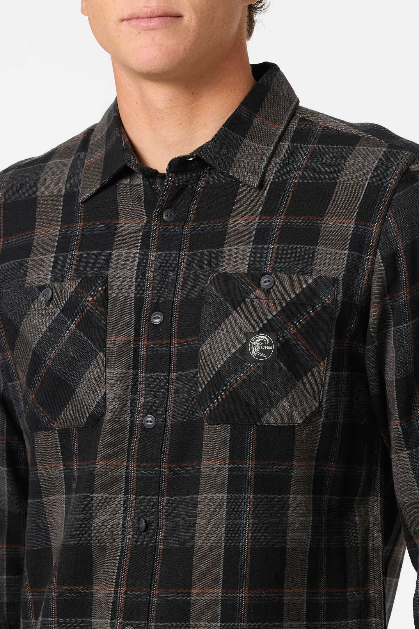 O’Riginals Clashed Flannel Standard Fit Long Sleeve Shirt - O'Neill Clothing