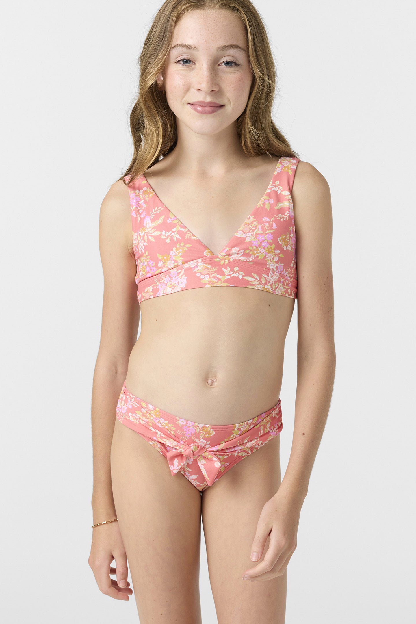 Girl’s Nayomi Floral Fixed Tri Top Set - O'Neill Clothing