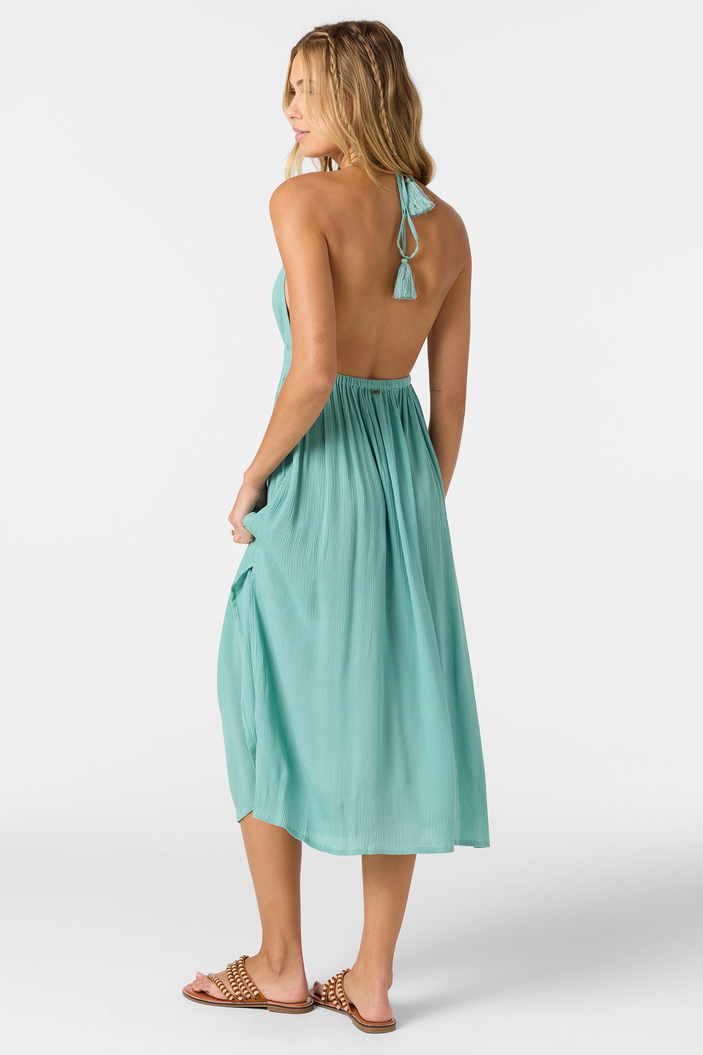 Annalisa Solid Midi Dress - O'Neill Clothing