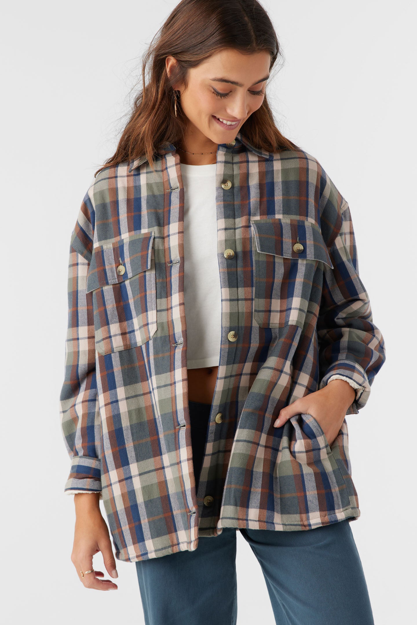 Chance High Pile Lined Flannel Jacket - O'Neill Clothing
