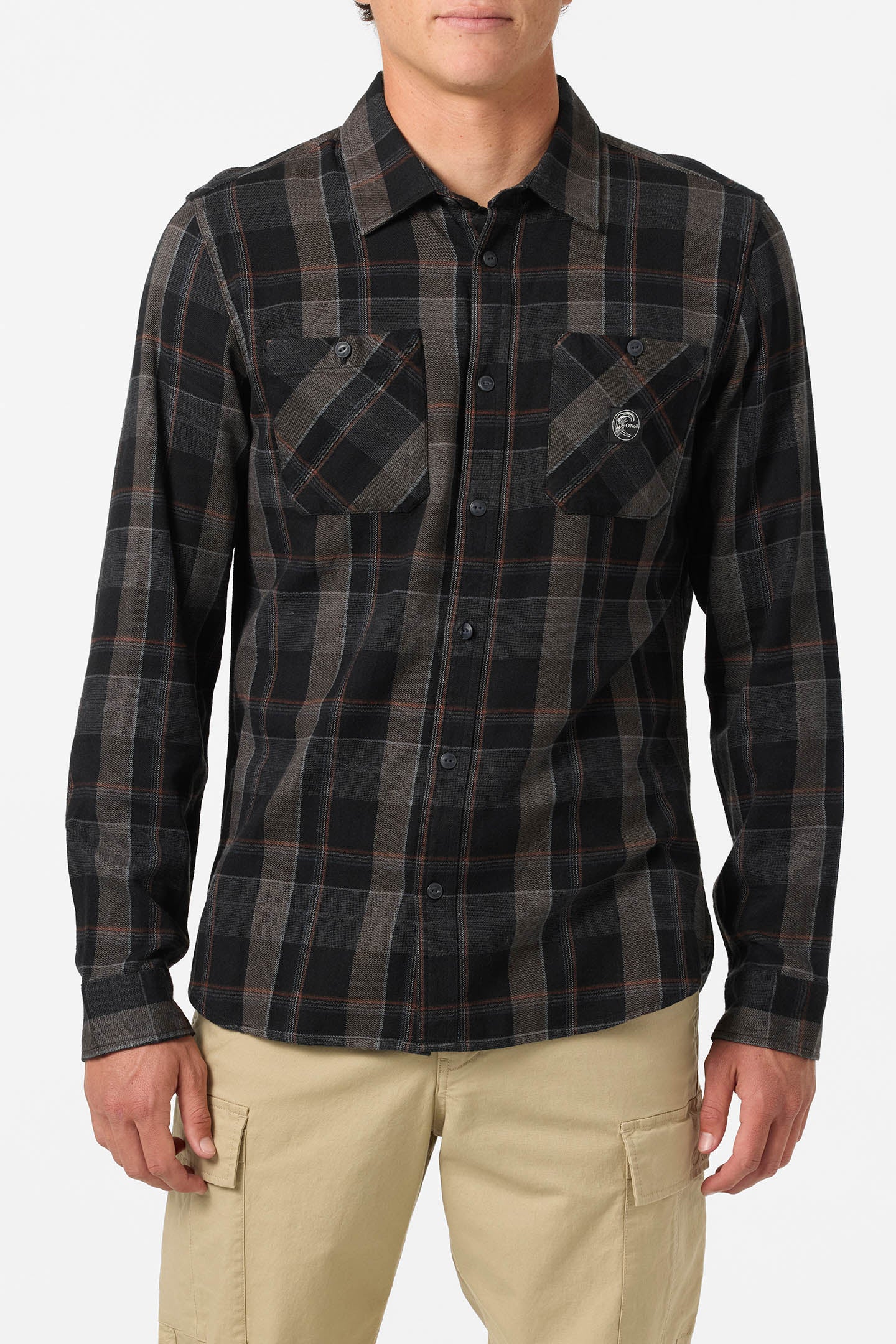 O’Riginals Clashed Flannel Standard Fit Long Sleeve Shirt - O'Neill Clothing