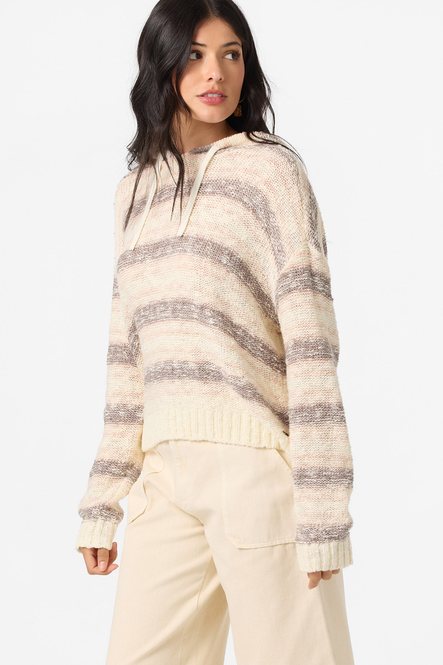 Jayne Stripe Long Sleeve Sweater - O'Neill Clothing
