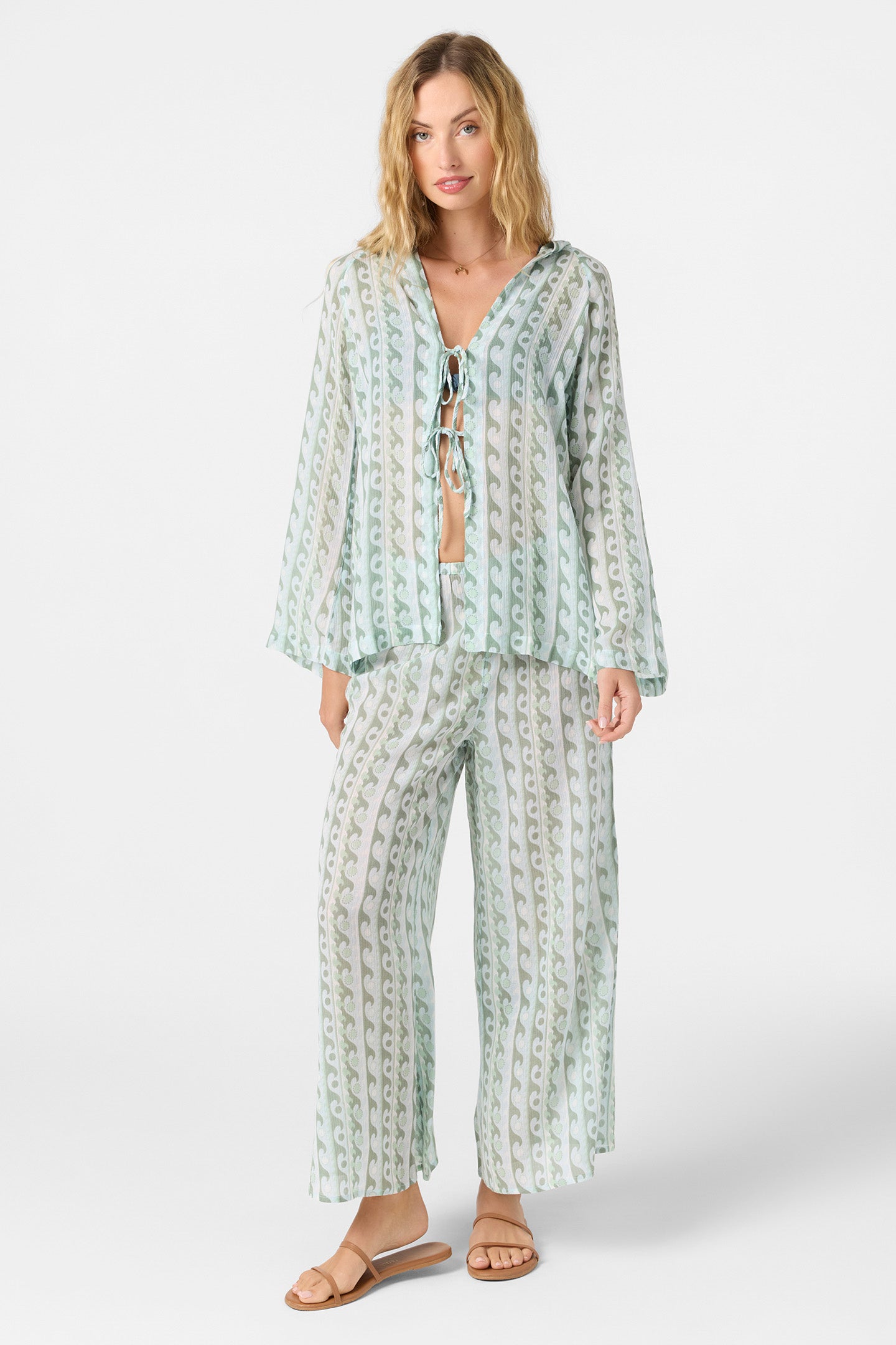 Regina Printed Cover-Up Pants - O'Neill Clothing