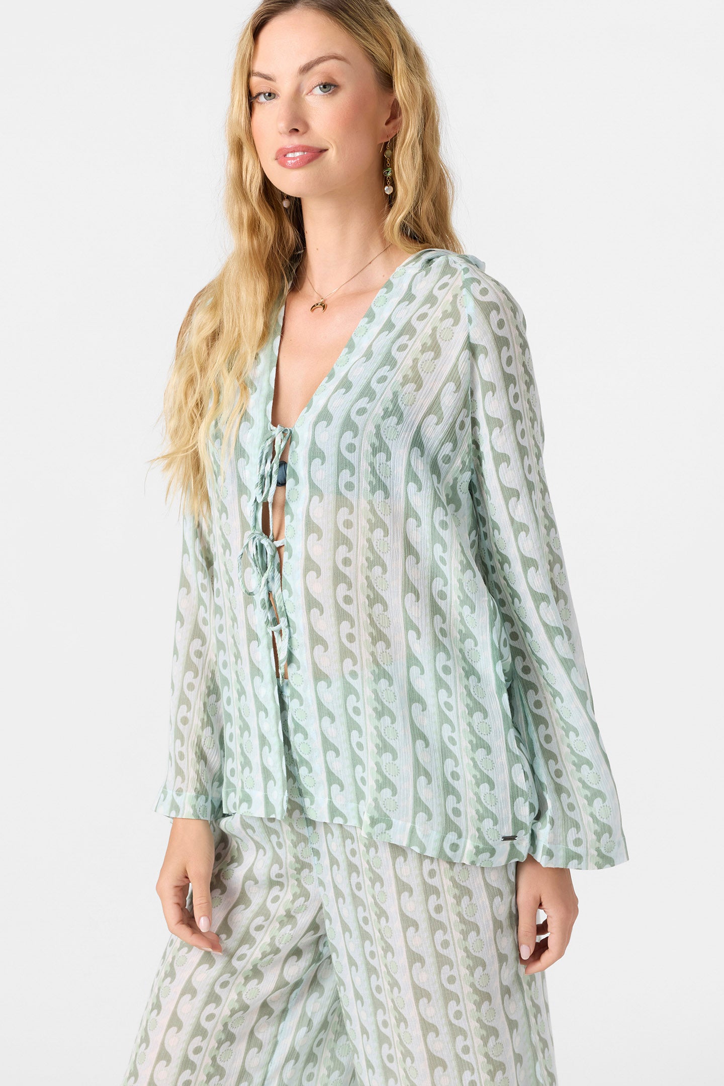 Regina Hoodie Printed Top - O'Neill Clothing
