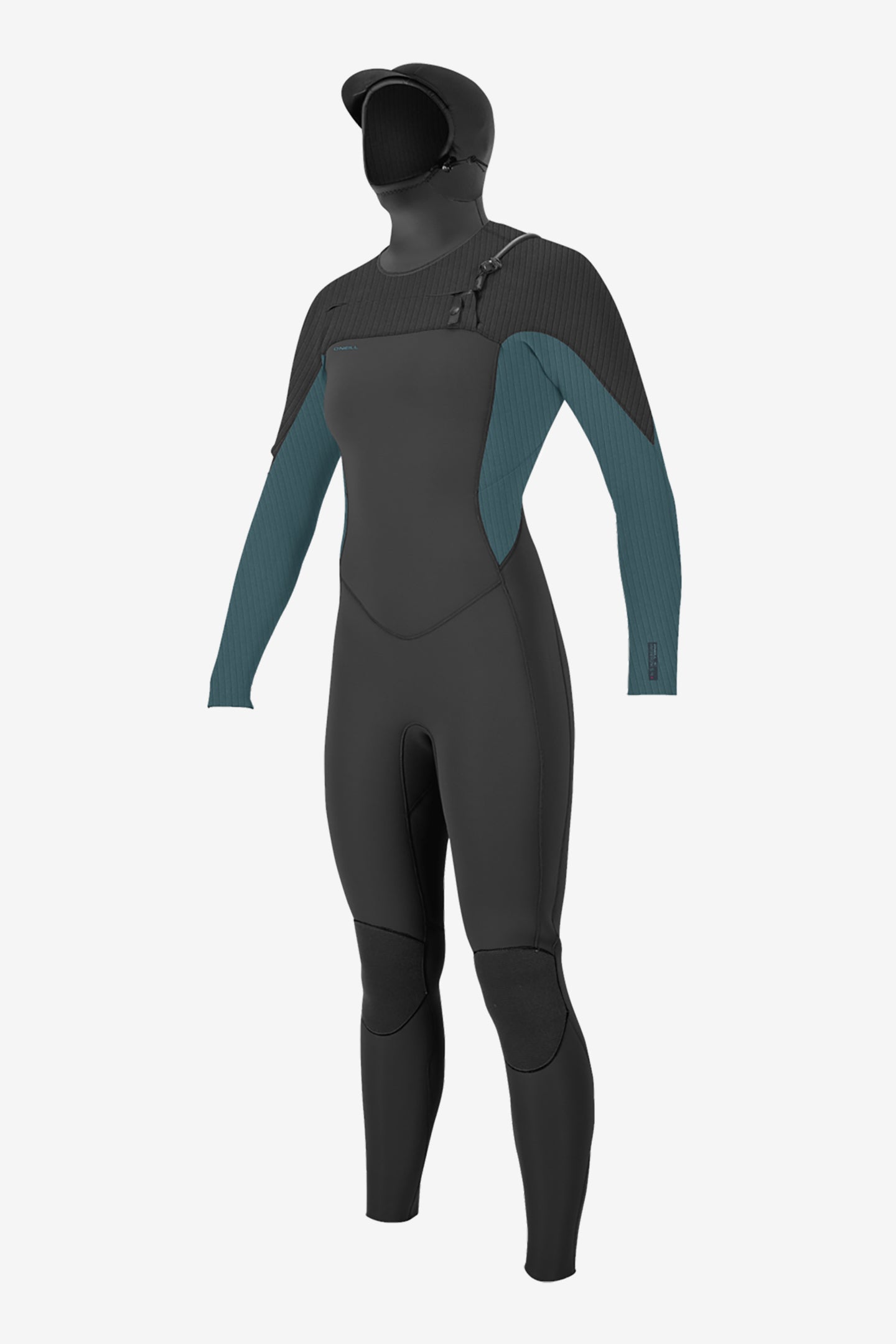 Women’s Hyperfreak 5/4mm+ Chest Zip Full Wetsuit W/ Hood - O'Neill Clothing