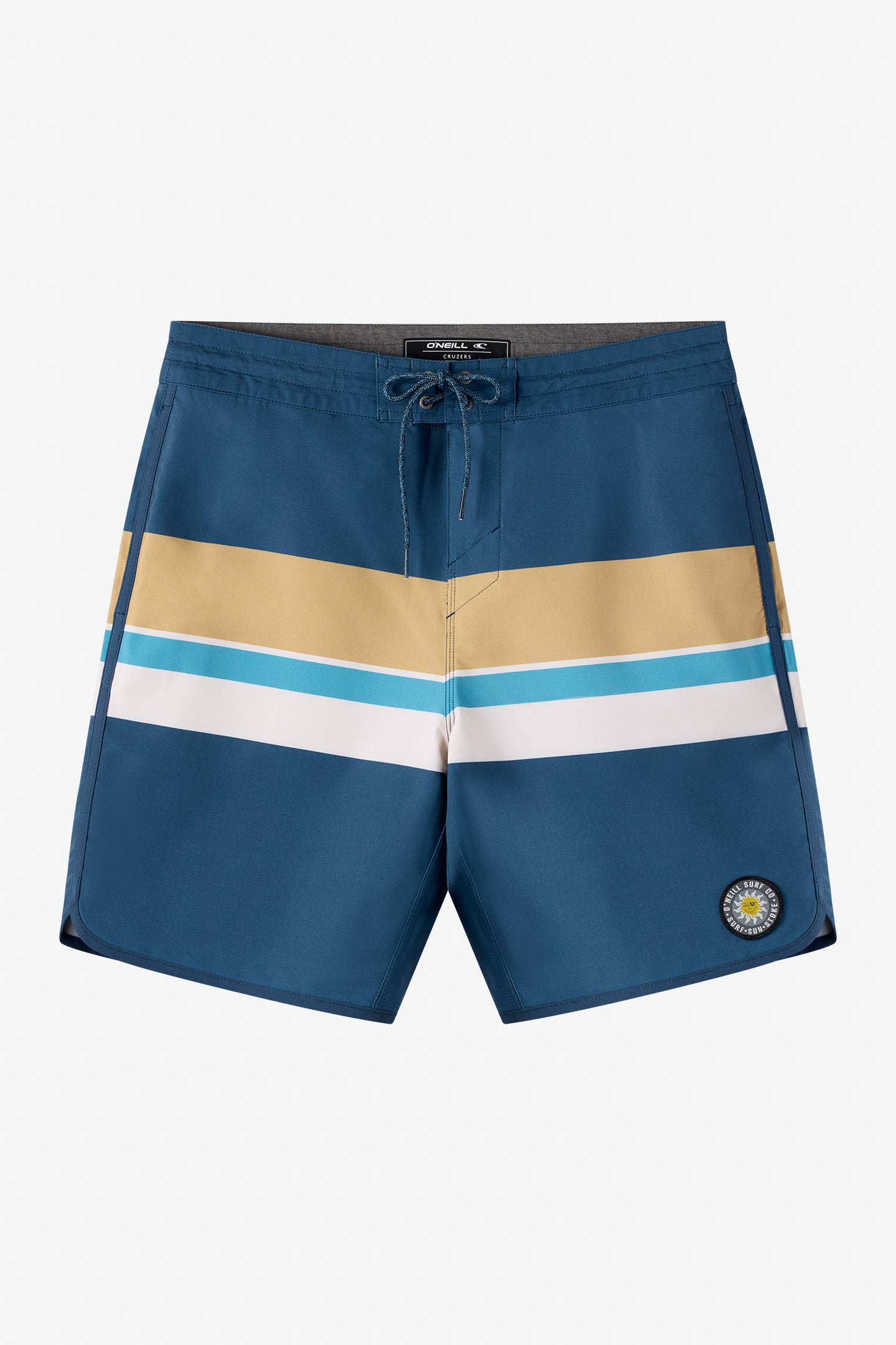 Boy’s Cruzer Stripe Scallop 16 Boardshorts - O'Neill Clothing