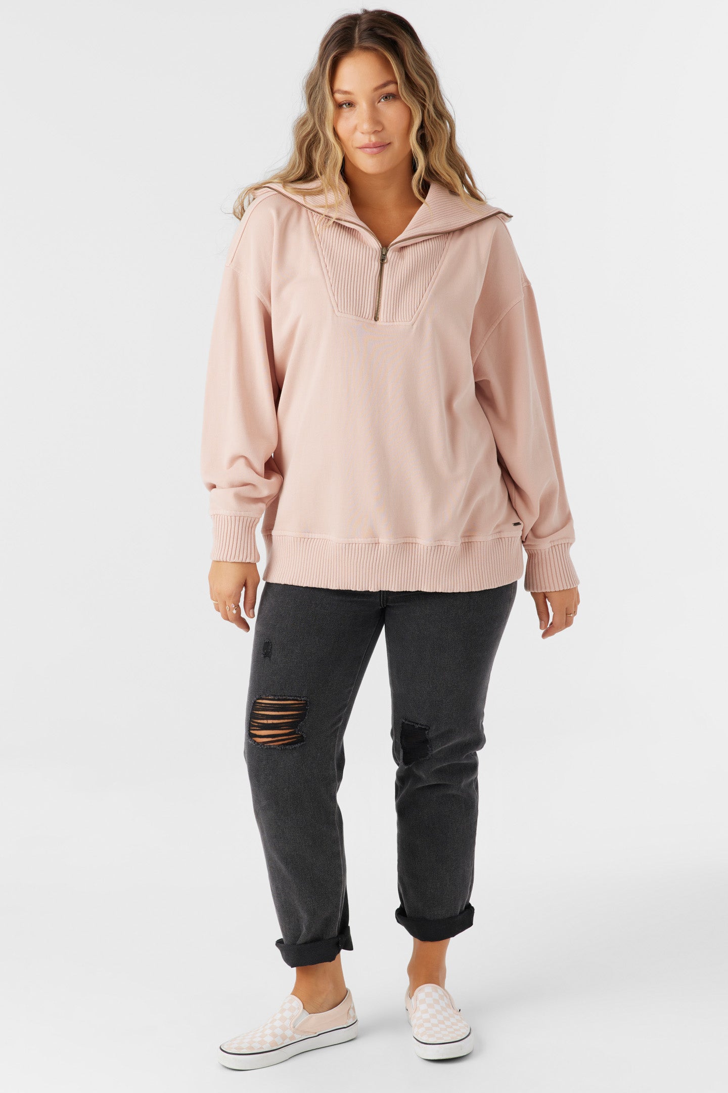 Karma French Terry Half Zip Pullover - O'Neill Clothing