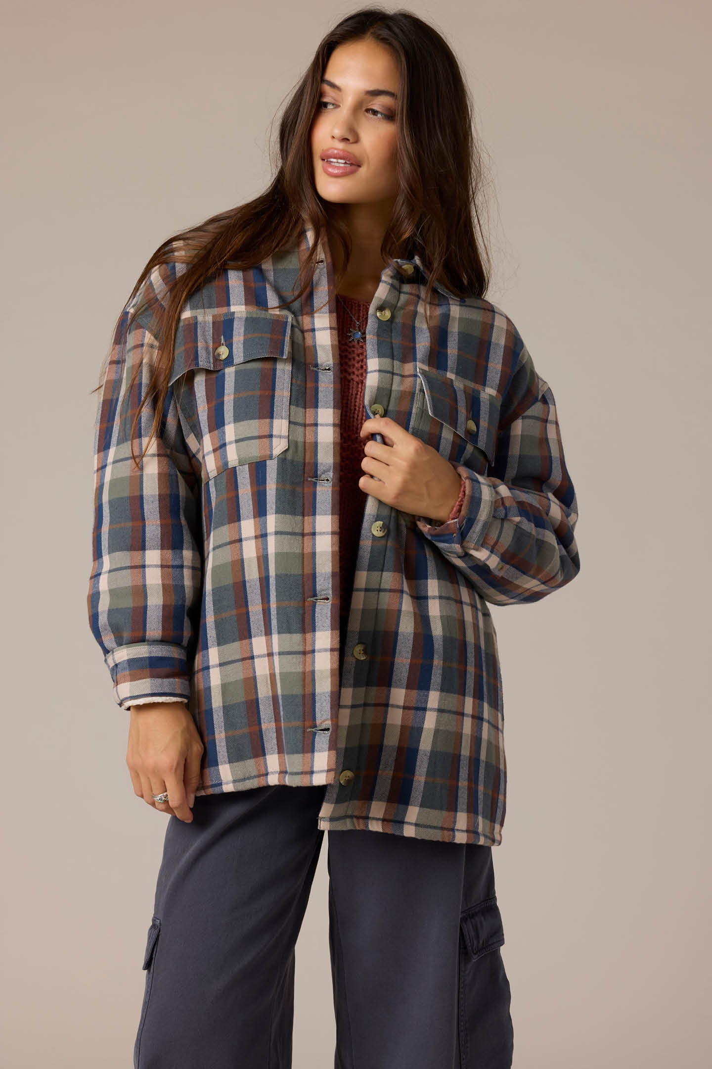 Chance High Pile Lined Flannel Jacket - O'Neill Clothing