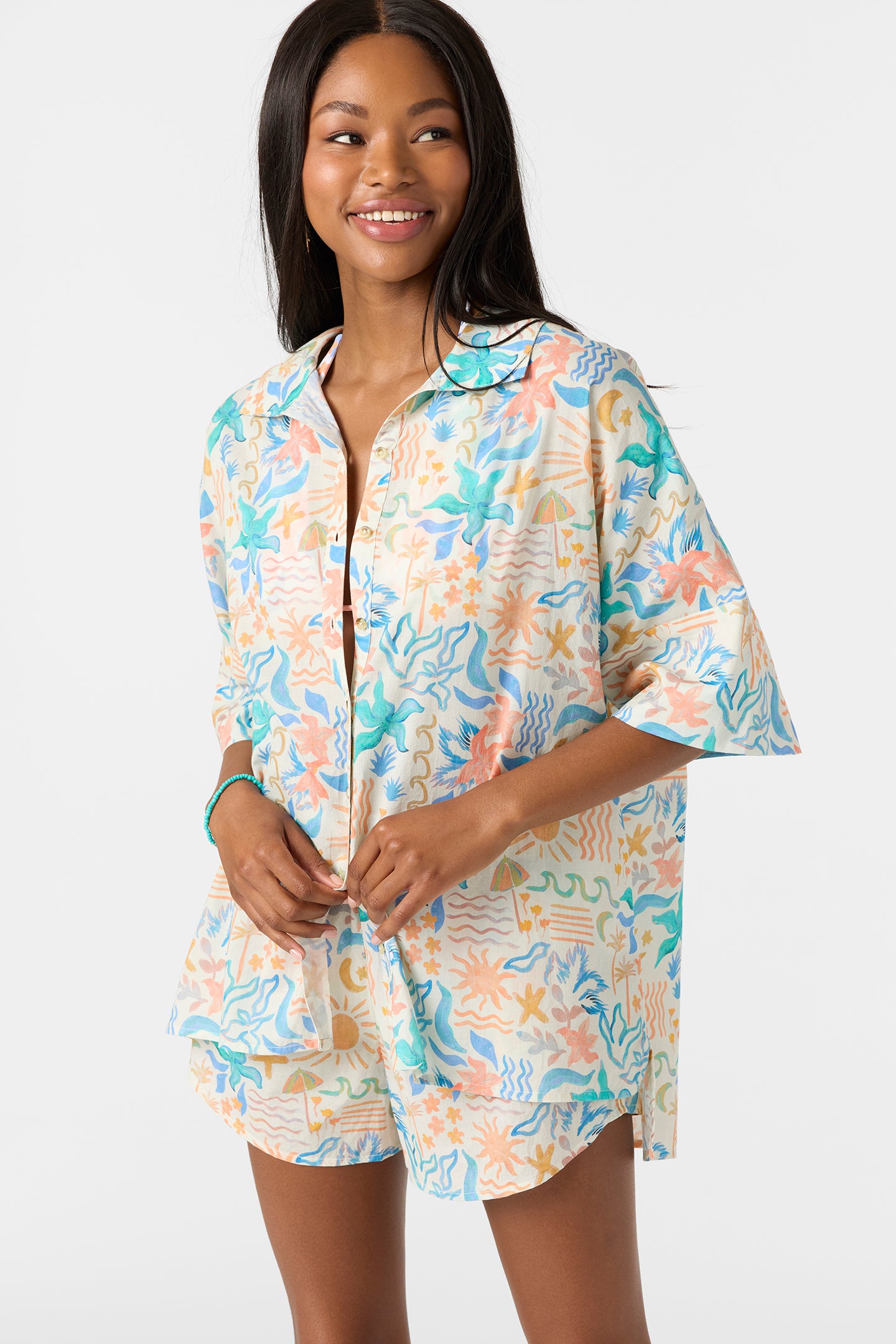 Olivia Bahia Cover-Up Shirt - O'Neill Clothing