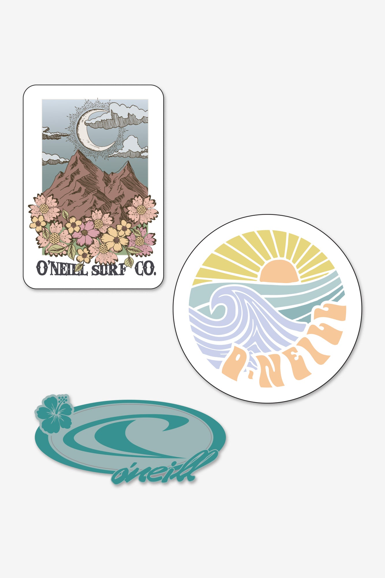 Mountain Bloom Sticker Pack - O'Neill Clothing