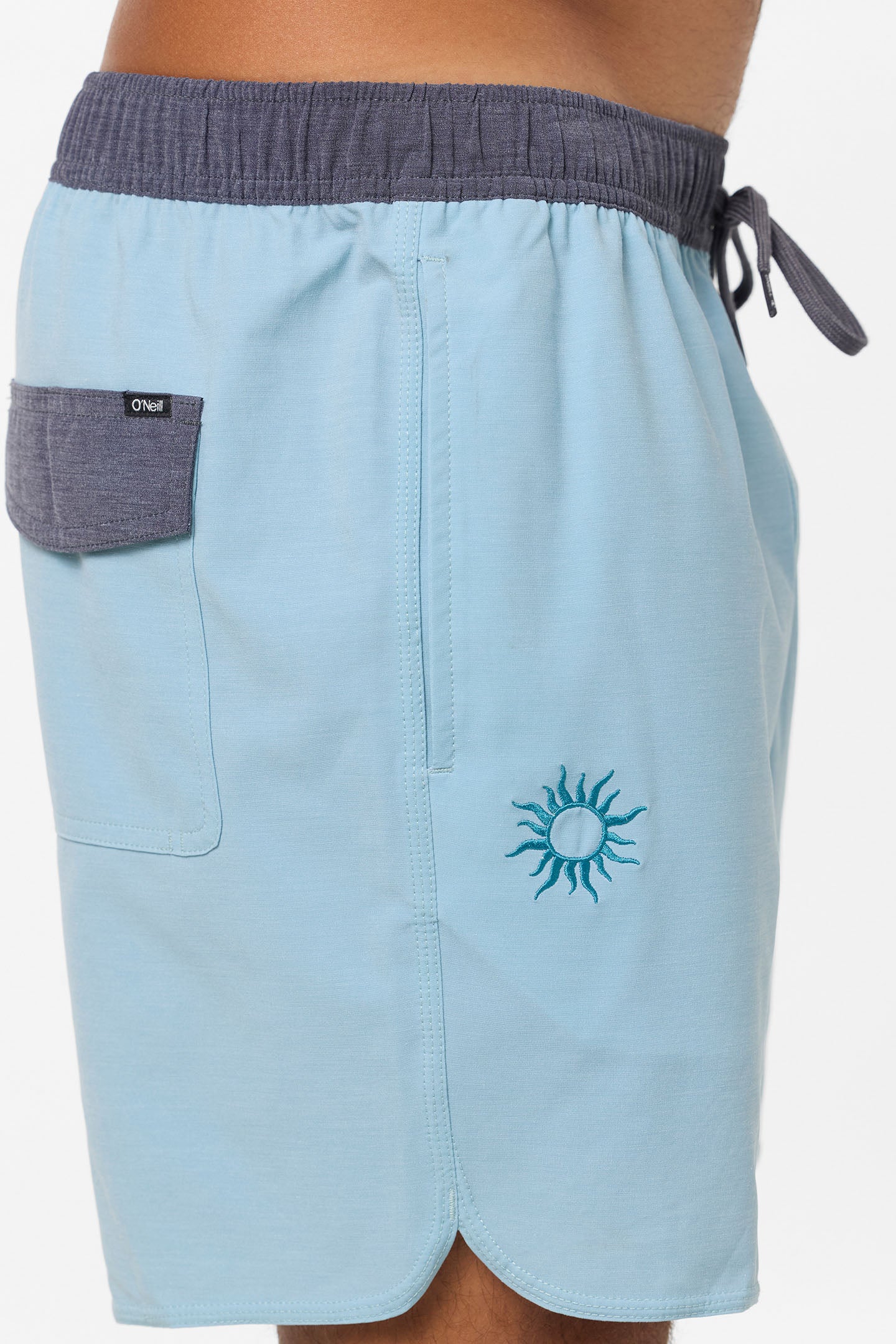 O’Riginals Solid Scallop Elastic Waist 16 Swim Trunks - O'Neill Clothing