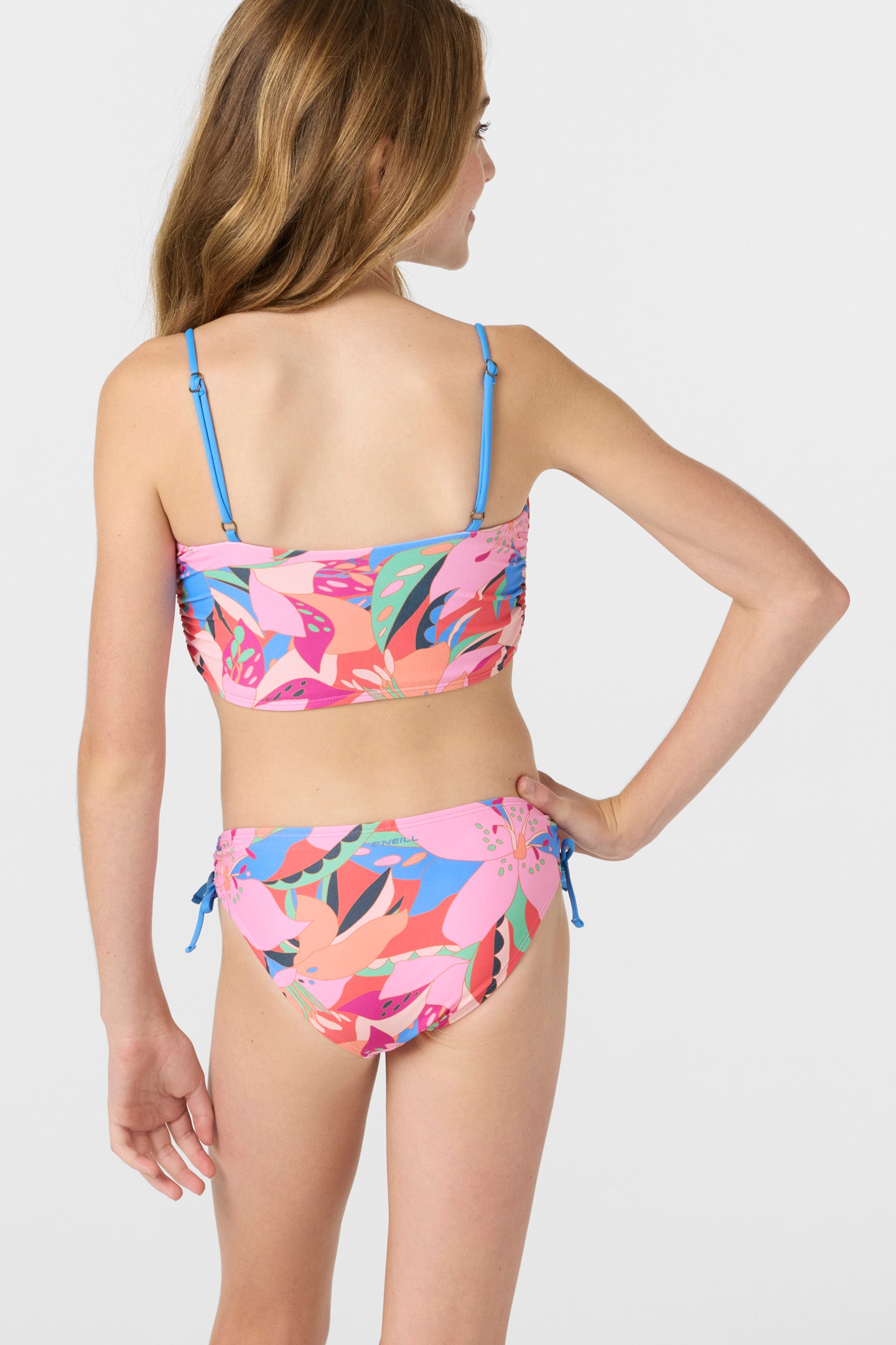 Girl’s Cabana Floral Ruched Bralette Top Set - O'Neill Clothing