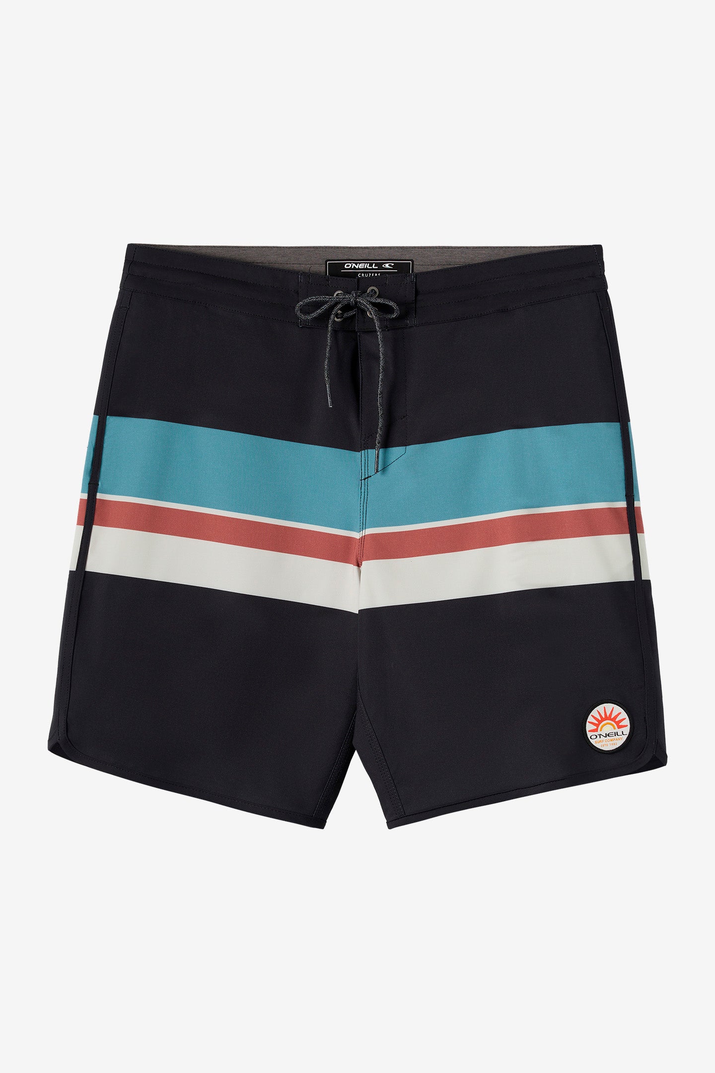 Cruzer Stripe Scallop 18 Boardshorts - O'Neill Clothing