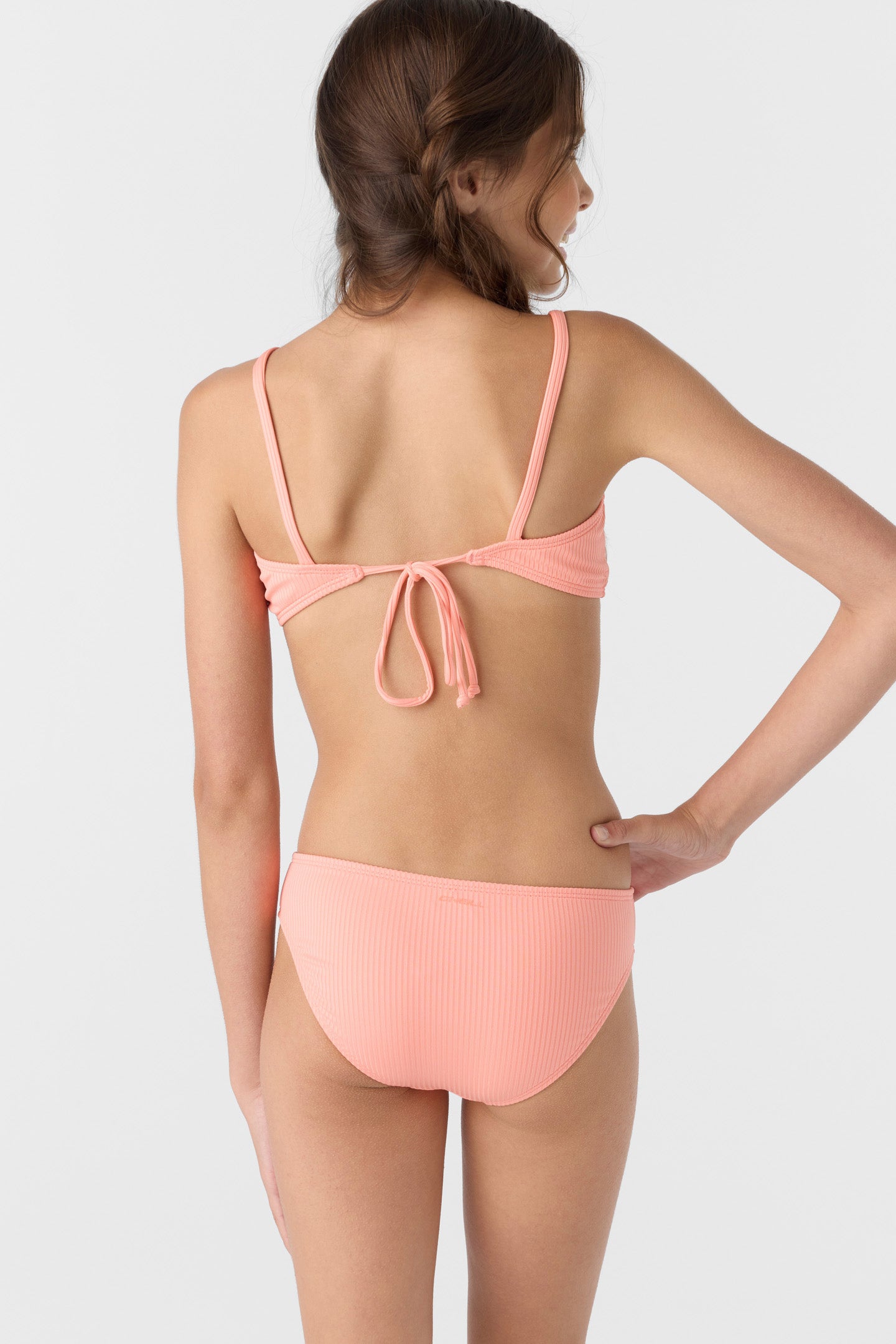 Girl’s Dawnbreak Rib Tie Back Bralette Set - O'Neill Clothing