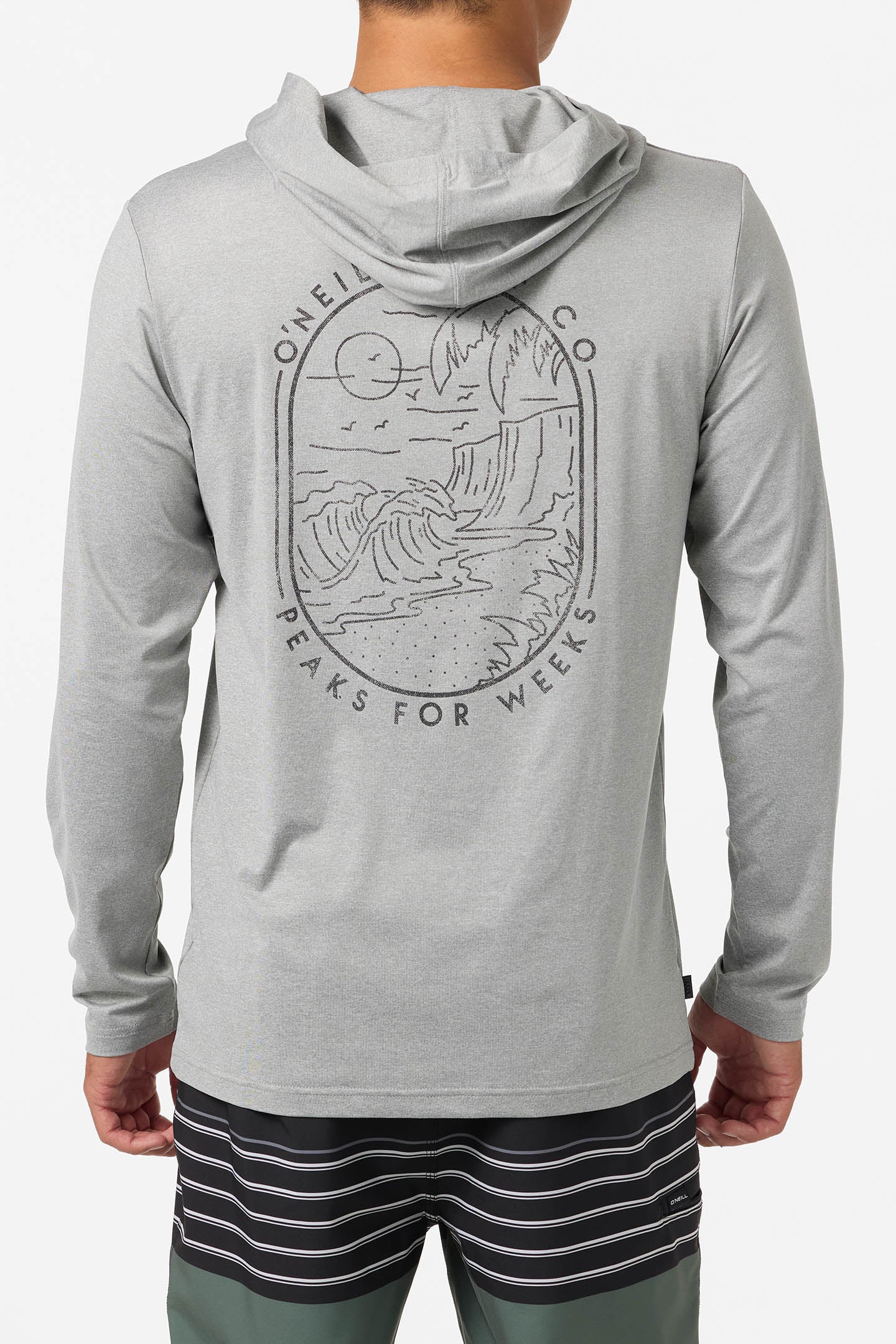 TRVLR UPF Hooded Cliffs Long Sleeve Pullover - O'Neill Clothing