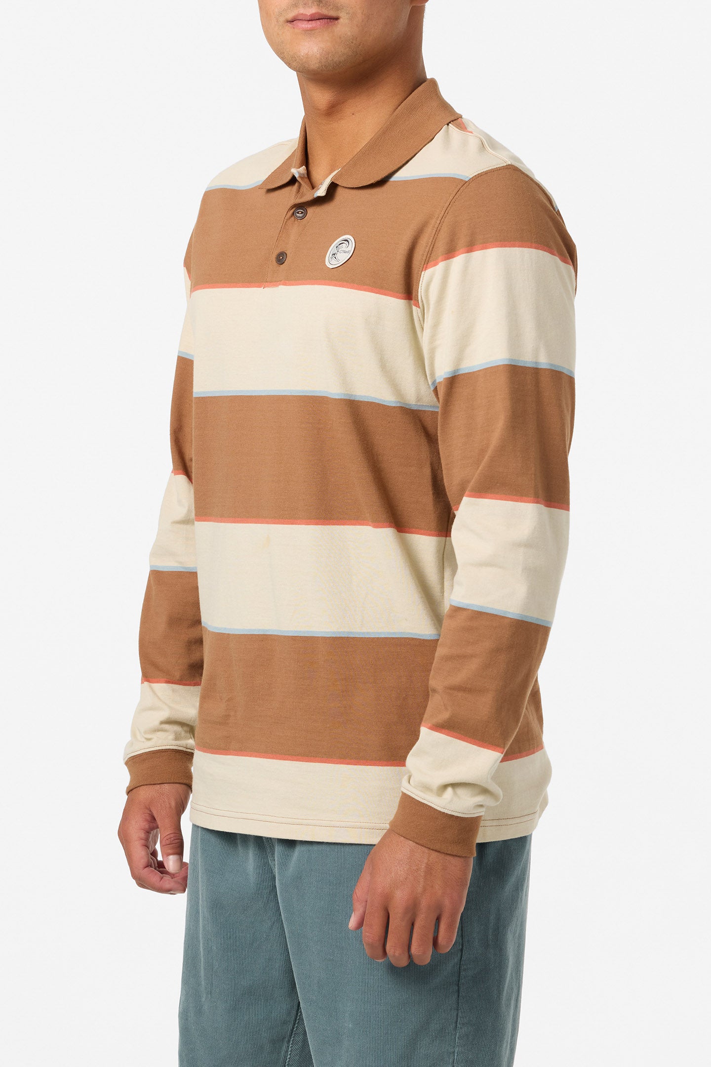 O’Riginals Cassidy Long Sleeve Knit Standard Fit Polo - O'Neill Clothing