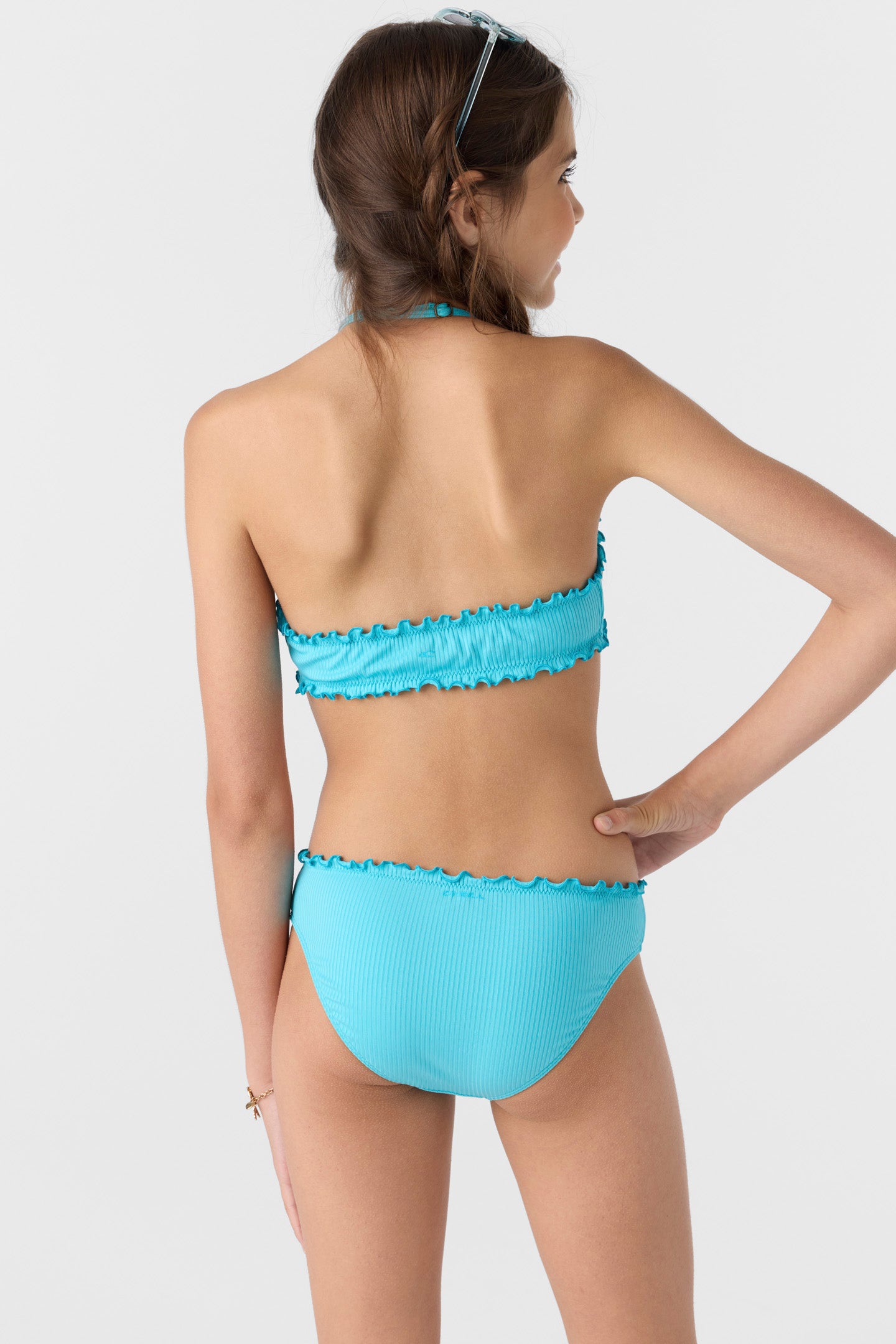 Girl’s Dawnbreak Rib Hi-Neck Ruffle Edge Set - O'Neill Clothing