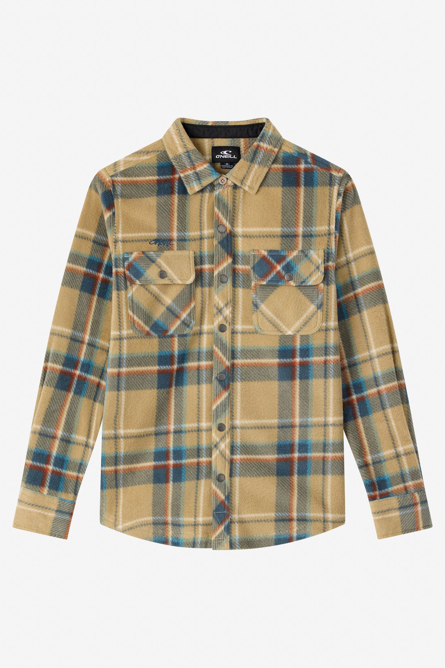 Boy’s Glacier Plaid Superfleece Long Sleeve Shirt - O'Neill Clothing