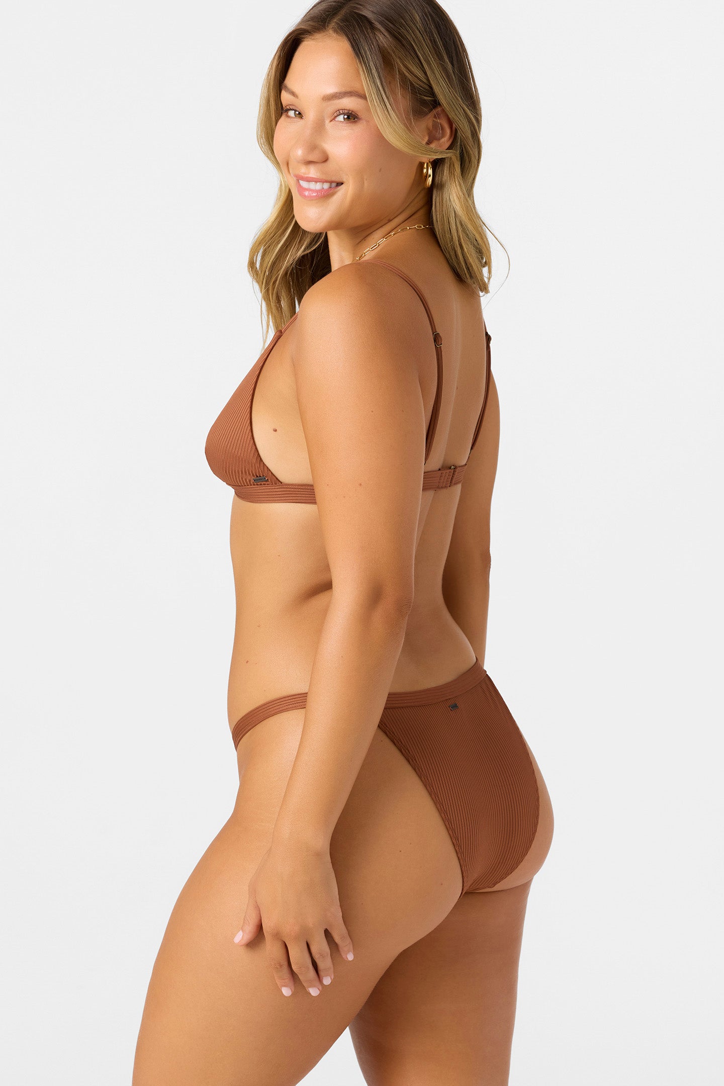 Saltwater Solids Rib Seaside Triangle Top - O'Neill Clothing