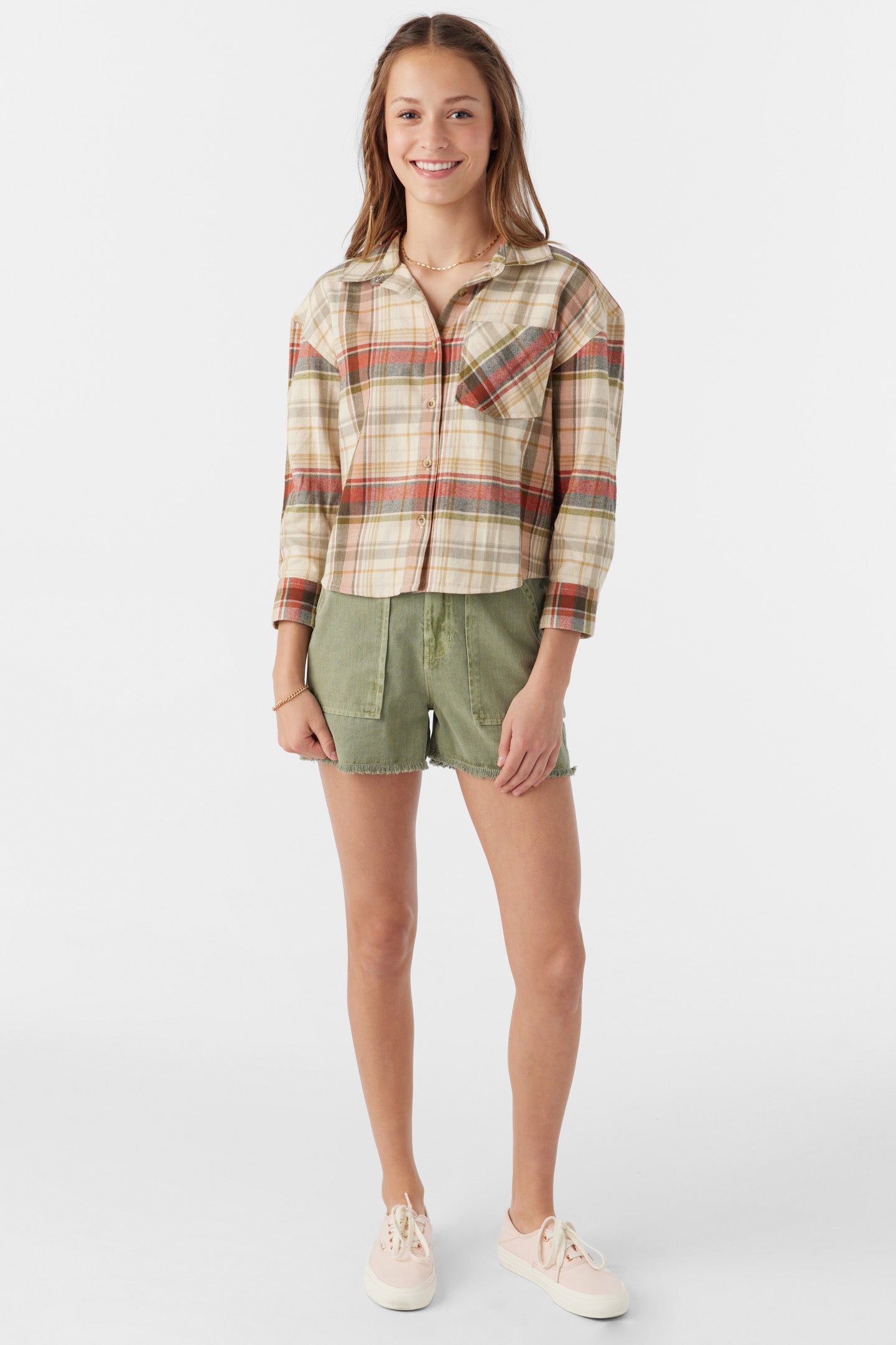 Girl’s Leslye Flannel Shirt - O'Neill Clothing