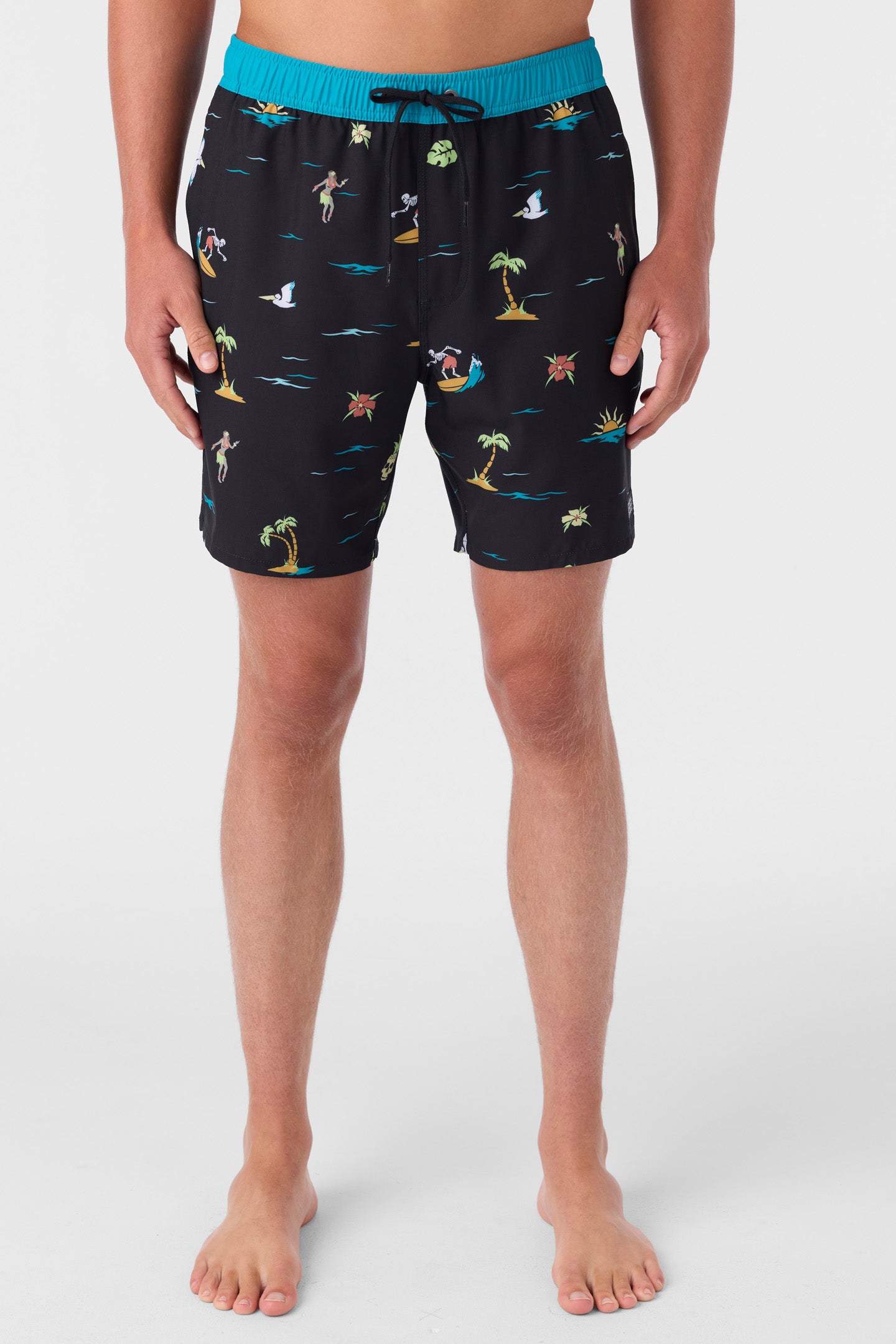 Hermosa Elastic Waist Lined 17 Swim Trunks - O'Neill Clothing