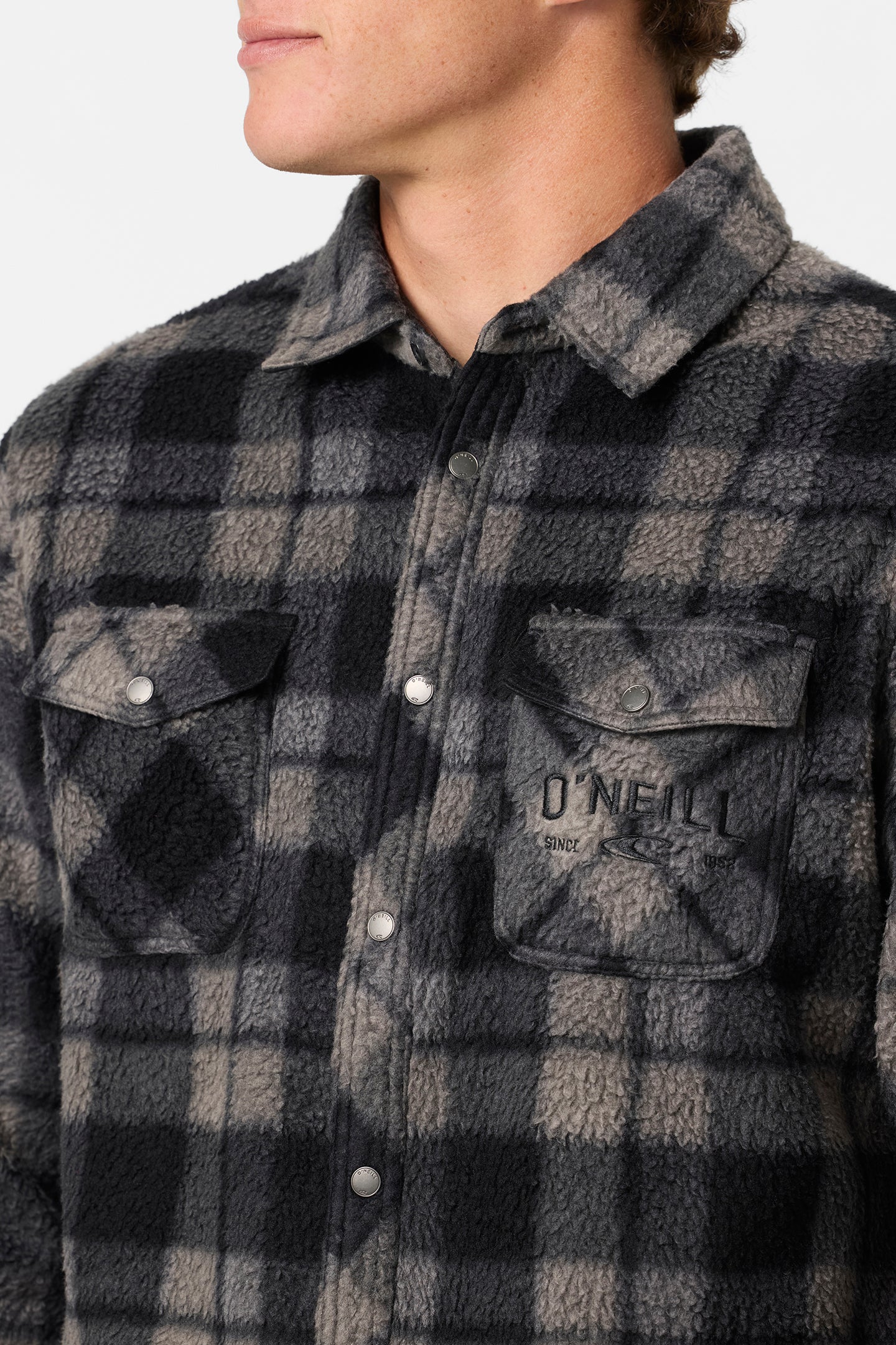 Glacier High Pile Superfleece Standard Fit Long Sleeve Shirt - O'Neill Clothing
