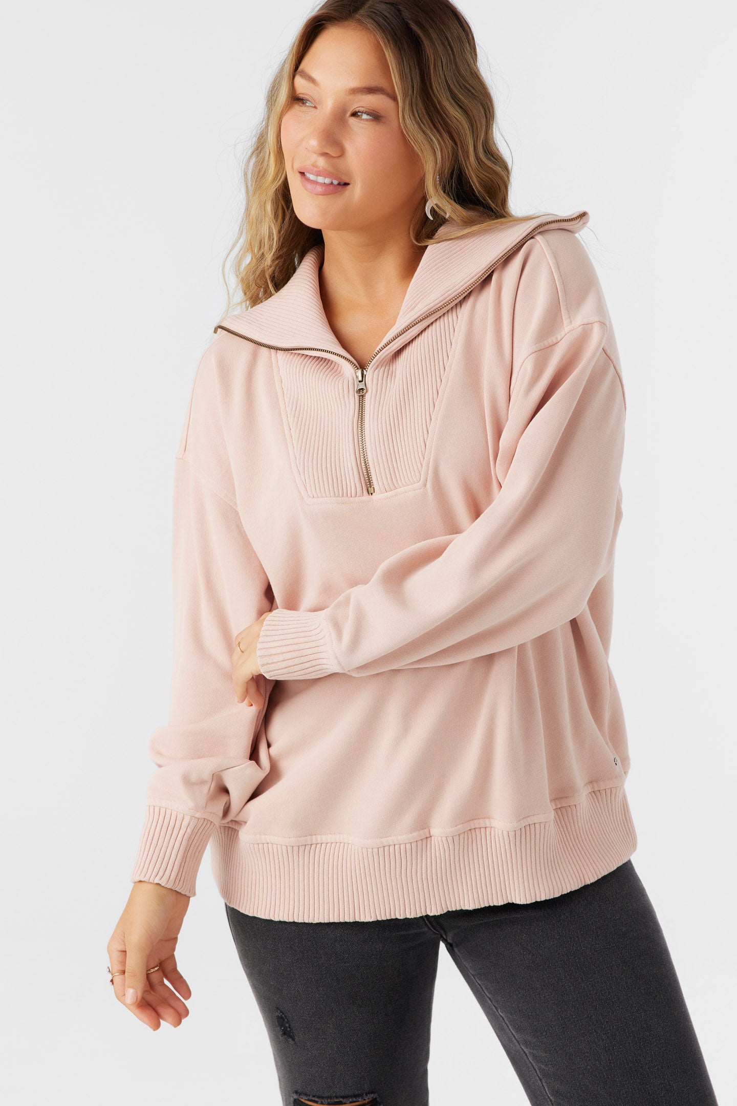 Karma French Terry Half Zip Pullover - O'Neill Clothing