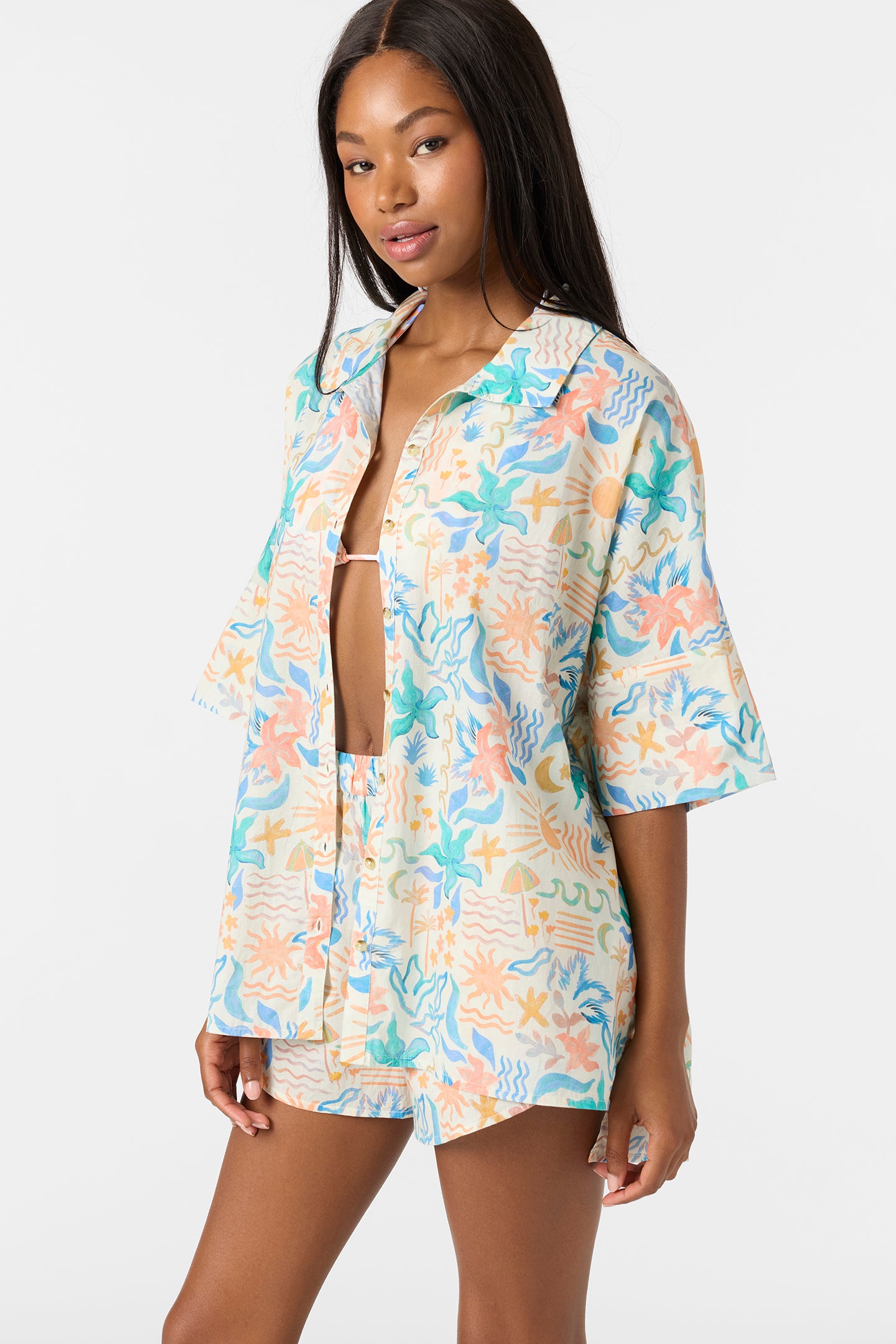 Olivia Bahia Cover-Up Shirt - O'Neill Clothing