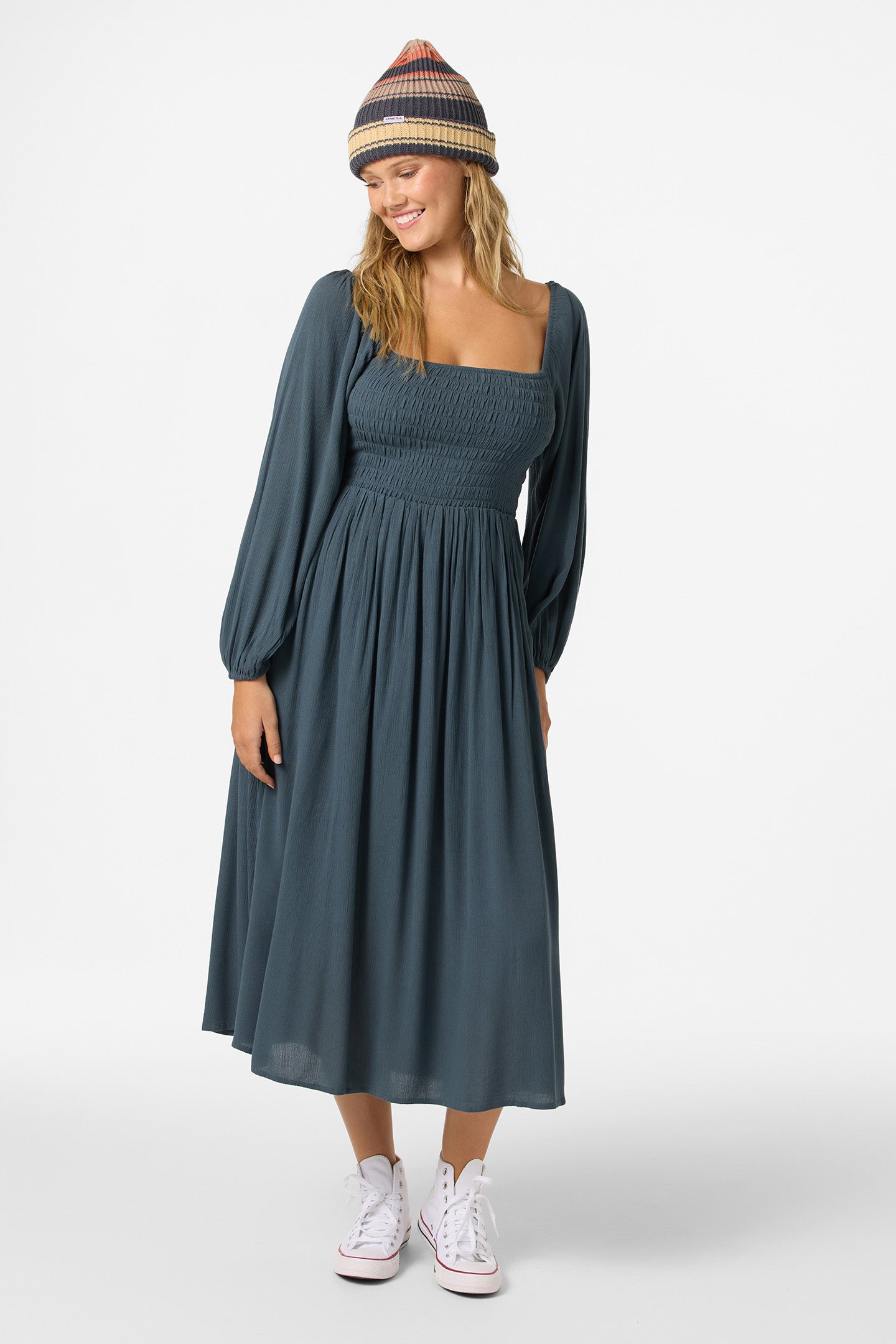 Gracyn Solid Midi Dress - O'Neill Clothing