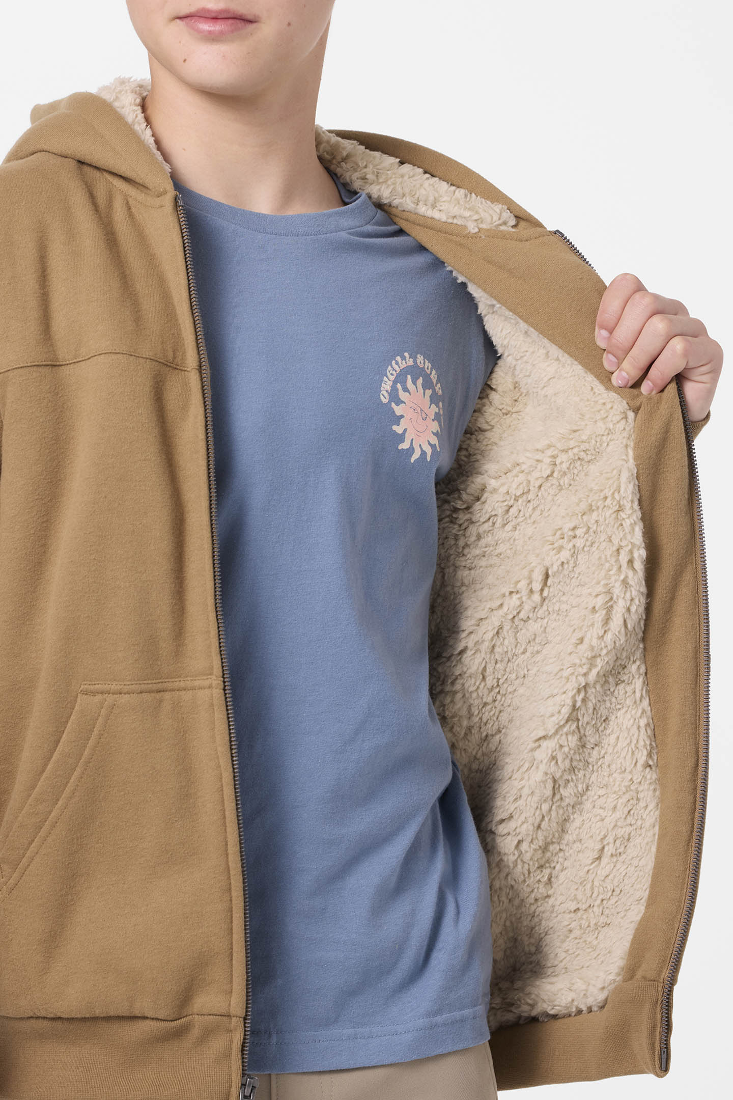 Boy’s Fifty Two High Pile Zip Fleece - O'Neill Clothing