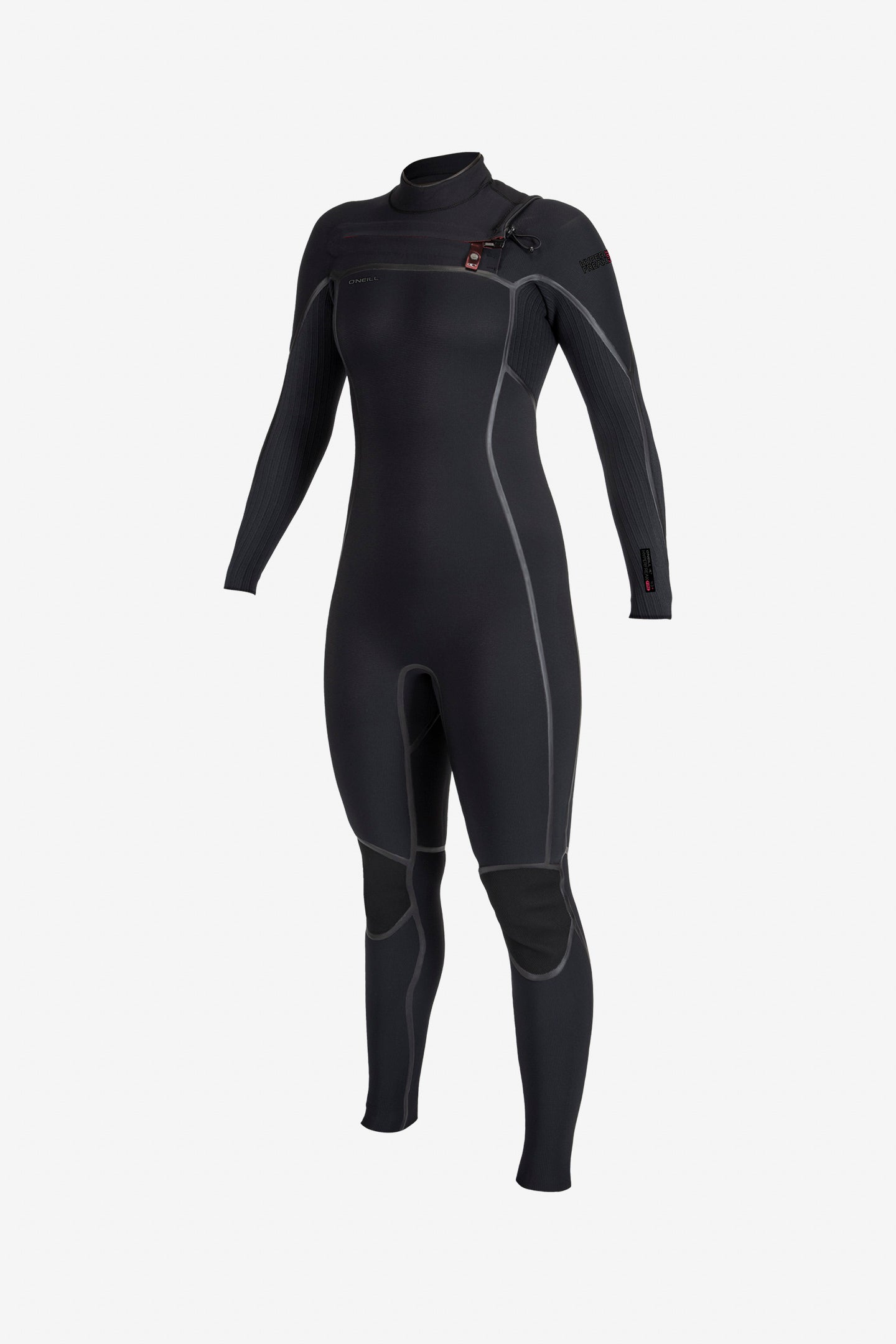 Women’s Hyperfreak Fire 4/3mm+ Chest Zip Full Wetsuit - O'Neill Clothing