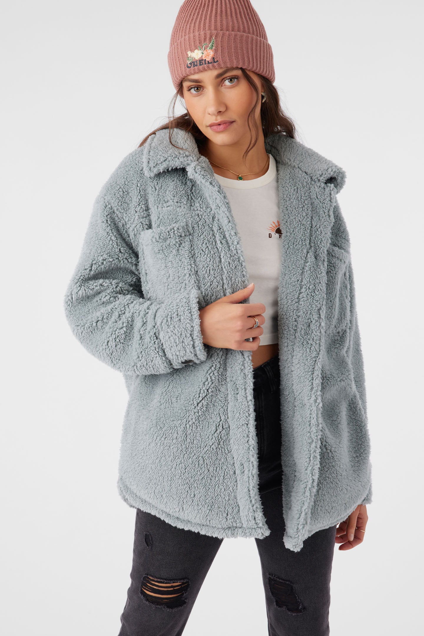 Heath High Pile Oversized Fleece Jacket - O'Neill Clothing