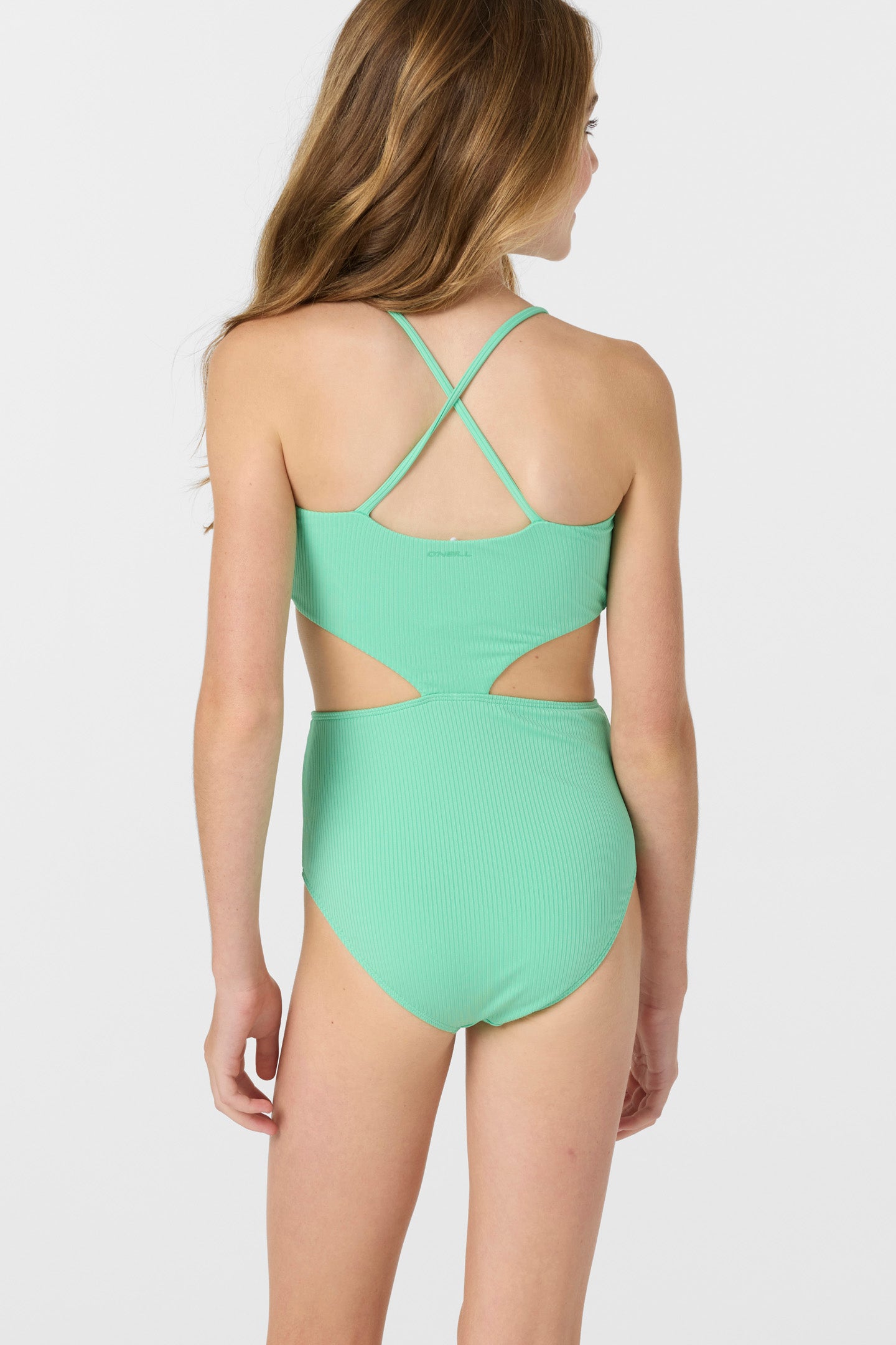 Girl’s Dawnbreak Rib Knot Front One-Piece - O'Neill Clothing