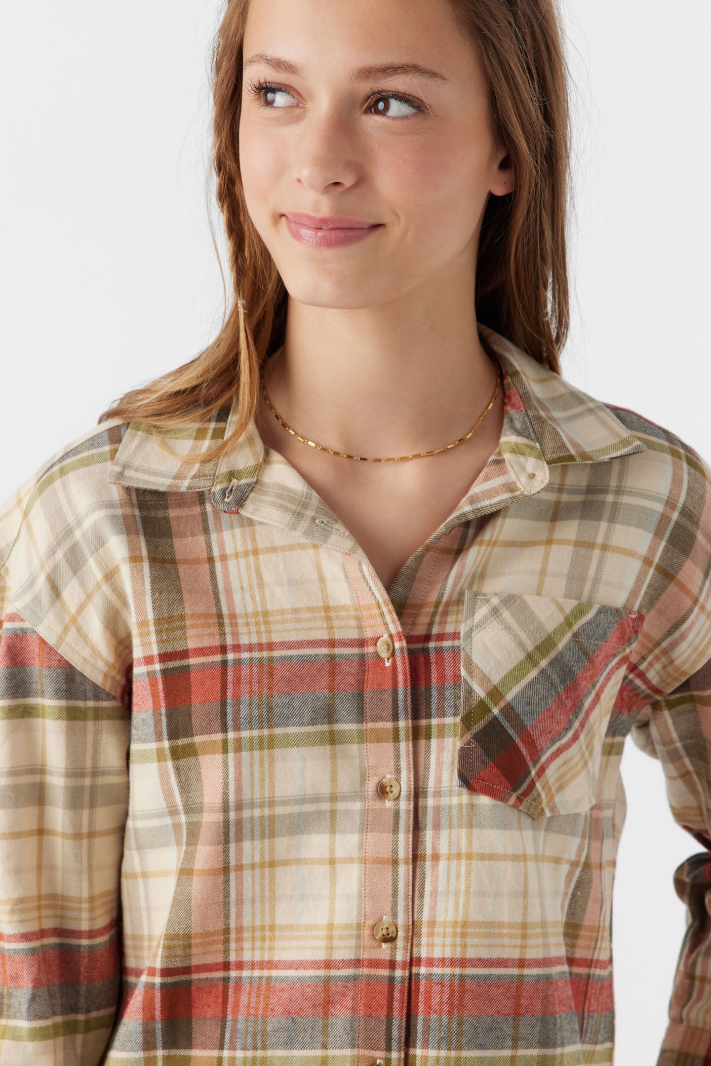 Girl’s Leslye Flannel Shirt - O'Neill Clothing