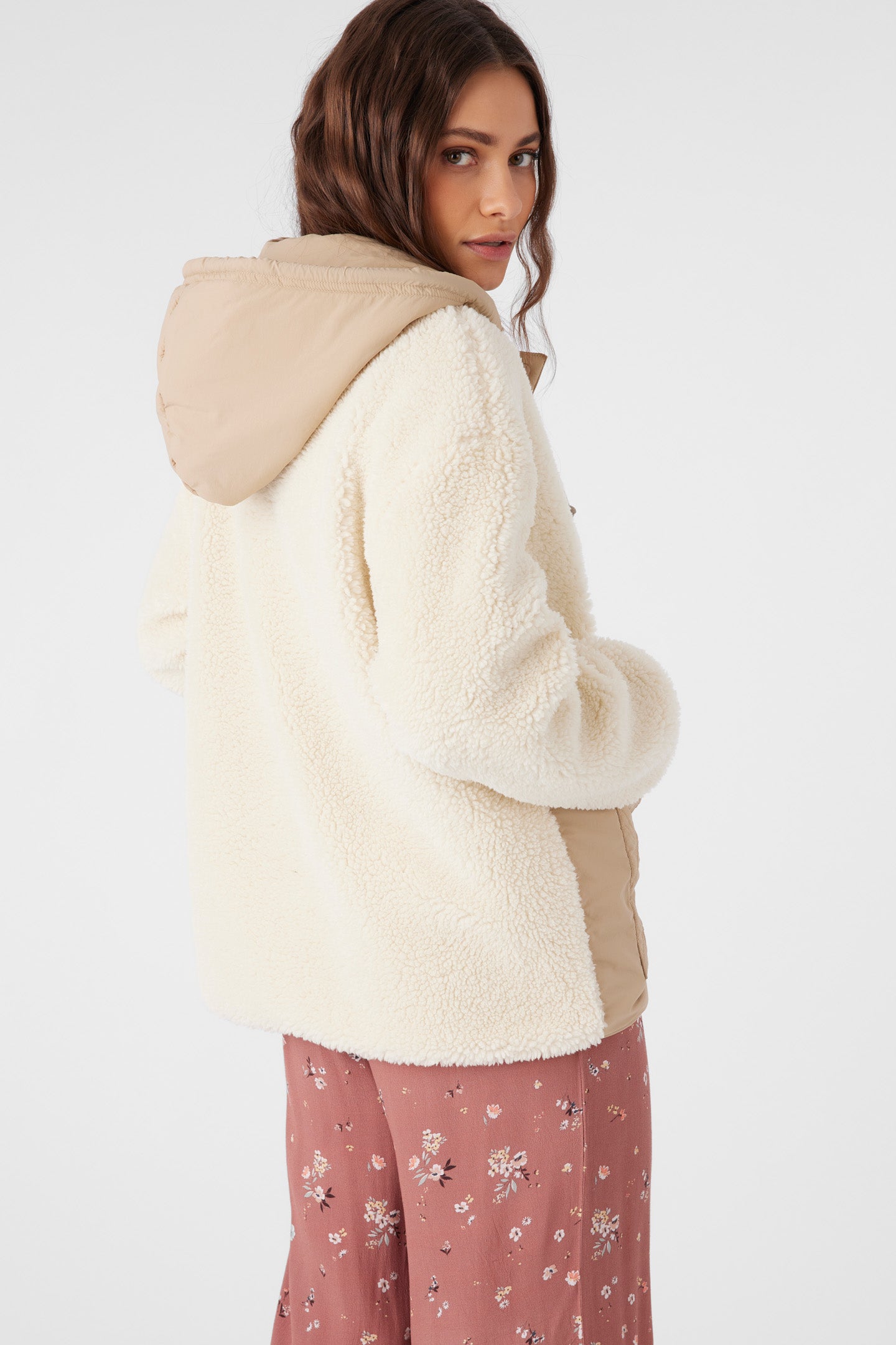 Meena High Pile Fleece Quilted Jacket - O'Neill Clothing