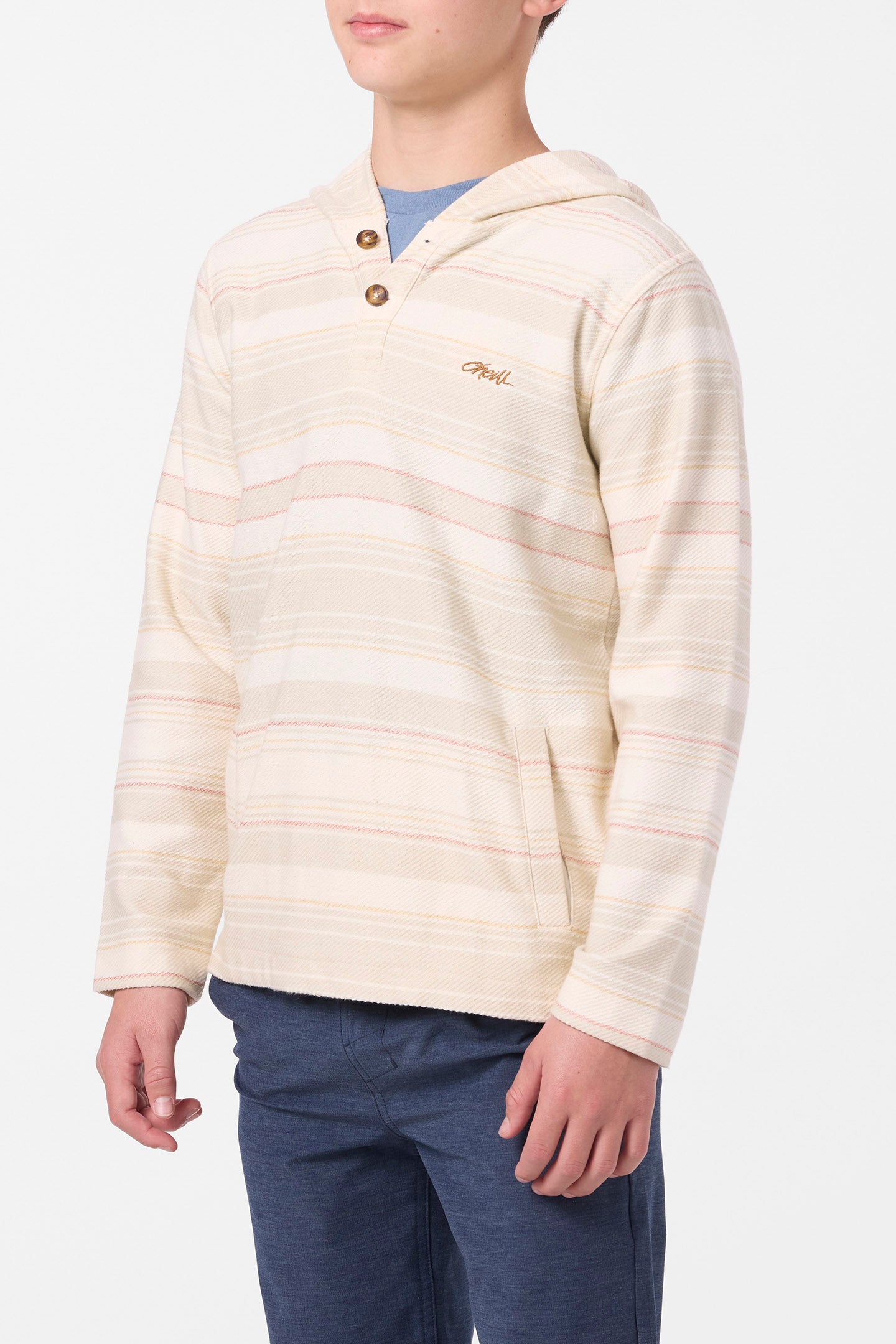 Boy’s Bavaro Stripe Poncho Pullover Fleece - O'Neill Clothing