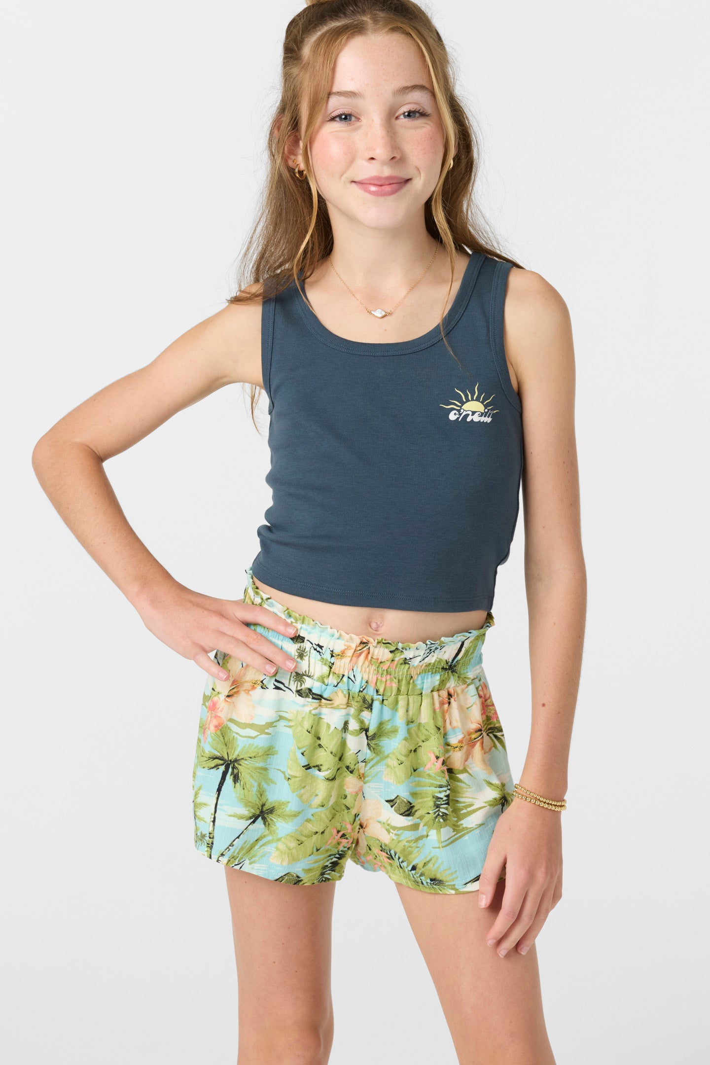 Girl’s Gabi Tropical Beach Shorts - O'Neill Clothing