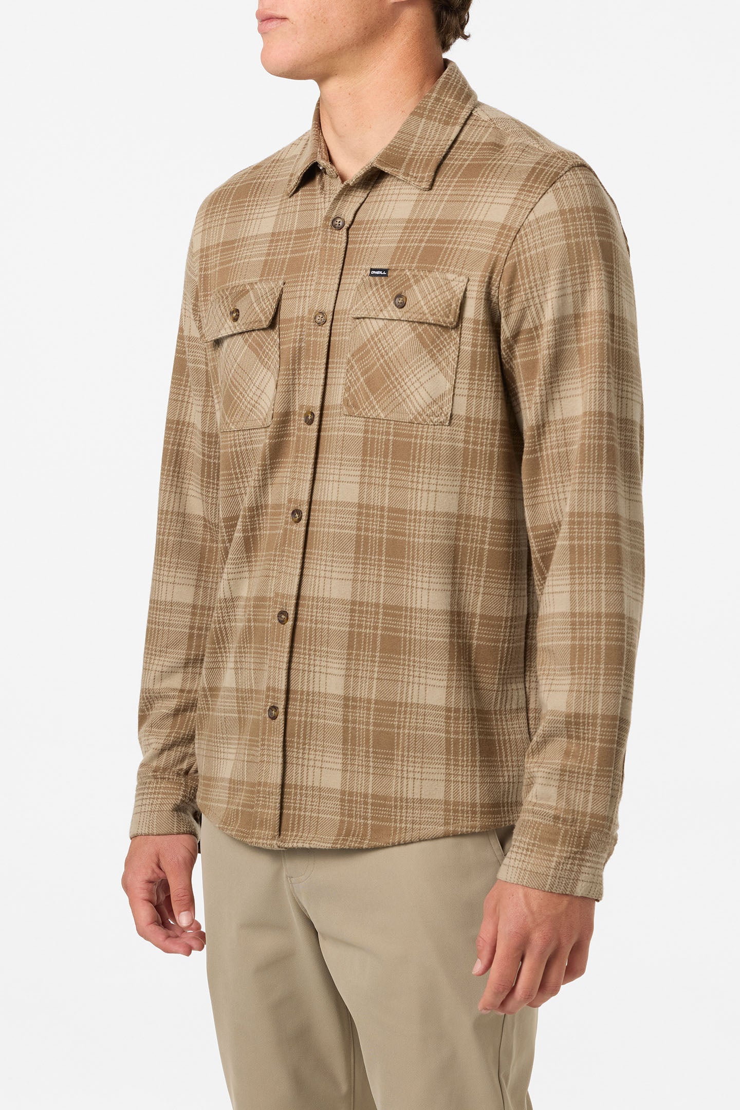 Sutton Knit Plaid Standard Fit Long Sleeve Shirt - O'Neill Clothing
