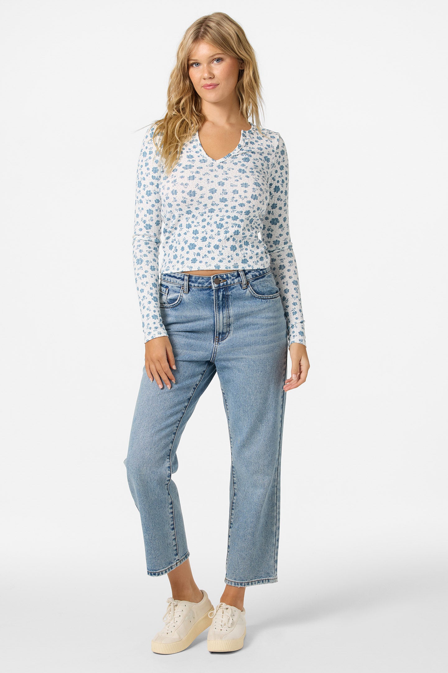 Gaia Primrose Long Sleeve Top - O'Neill Clothing