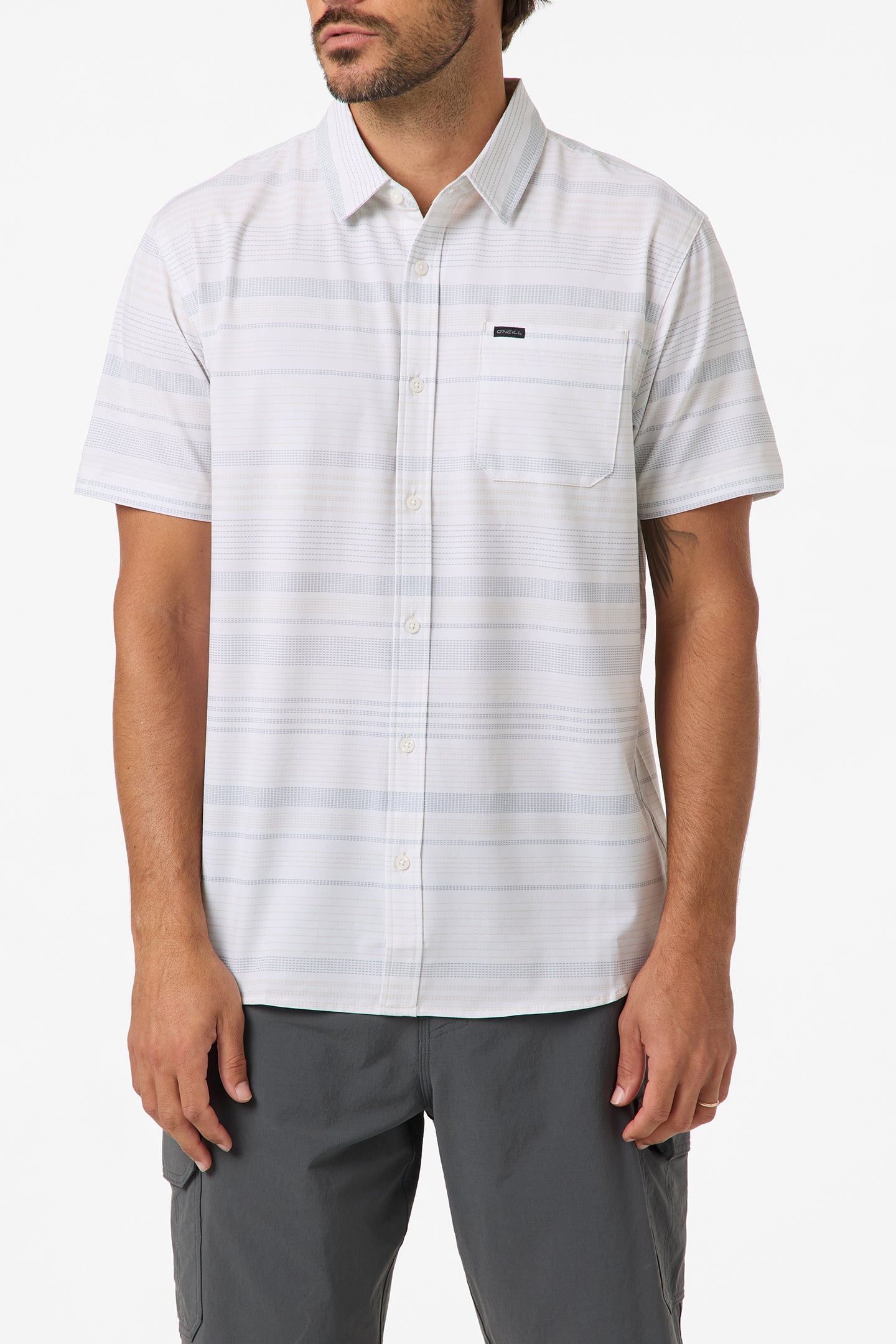 TRVLR UPF Traverse Stripe Standard Fit Shirt - O'Neill Clothing