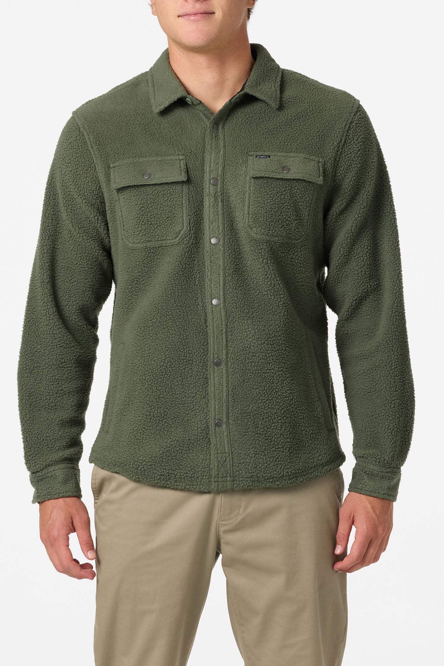 Glacier High Pile Superfleece Standard Fit Overshirt - O'Neill Clothing
