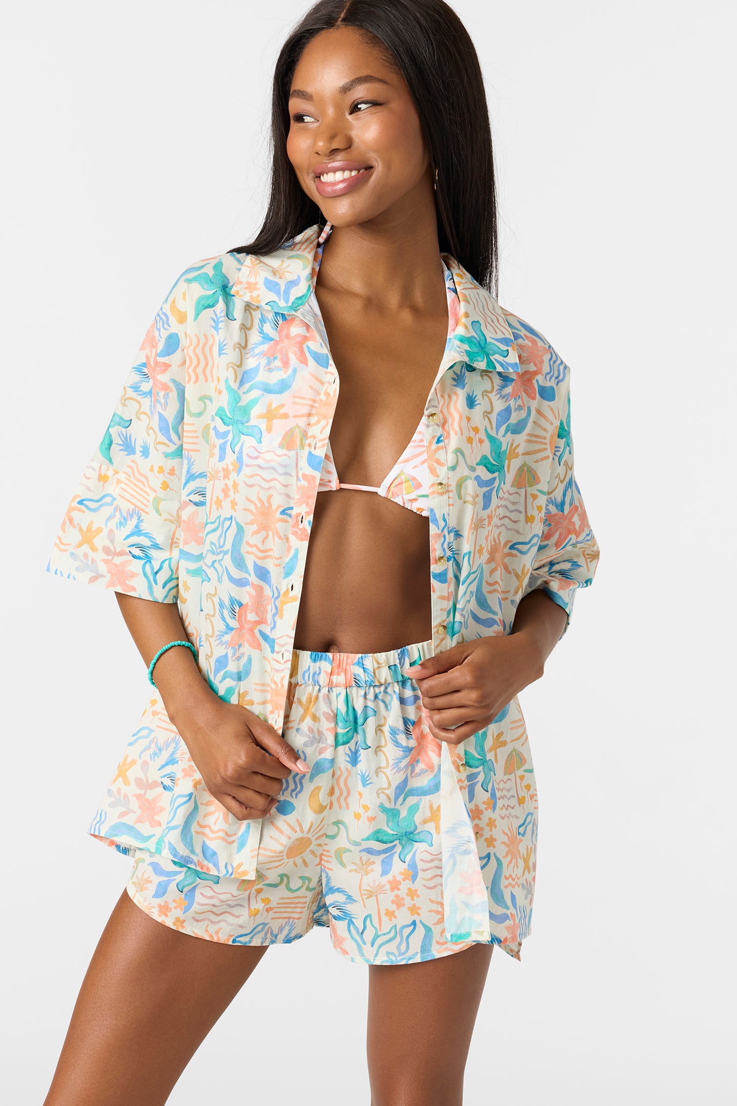 Olivia Bahia Cover-Up Shirt - O'Neill Clothing